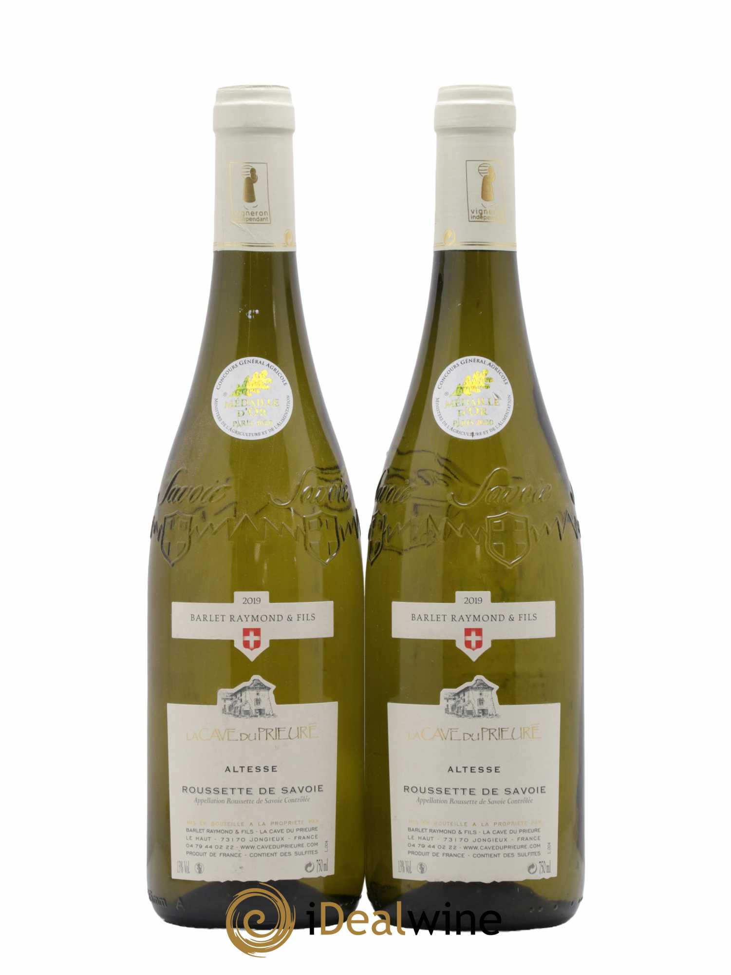 Vin de Savoie Rousette La cave du Prieure 2019 - Lot de 2 bouteilles - 0