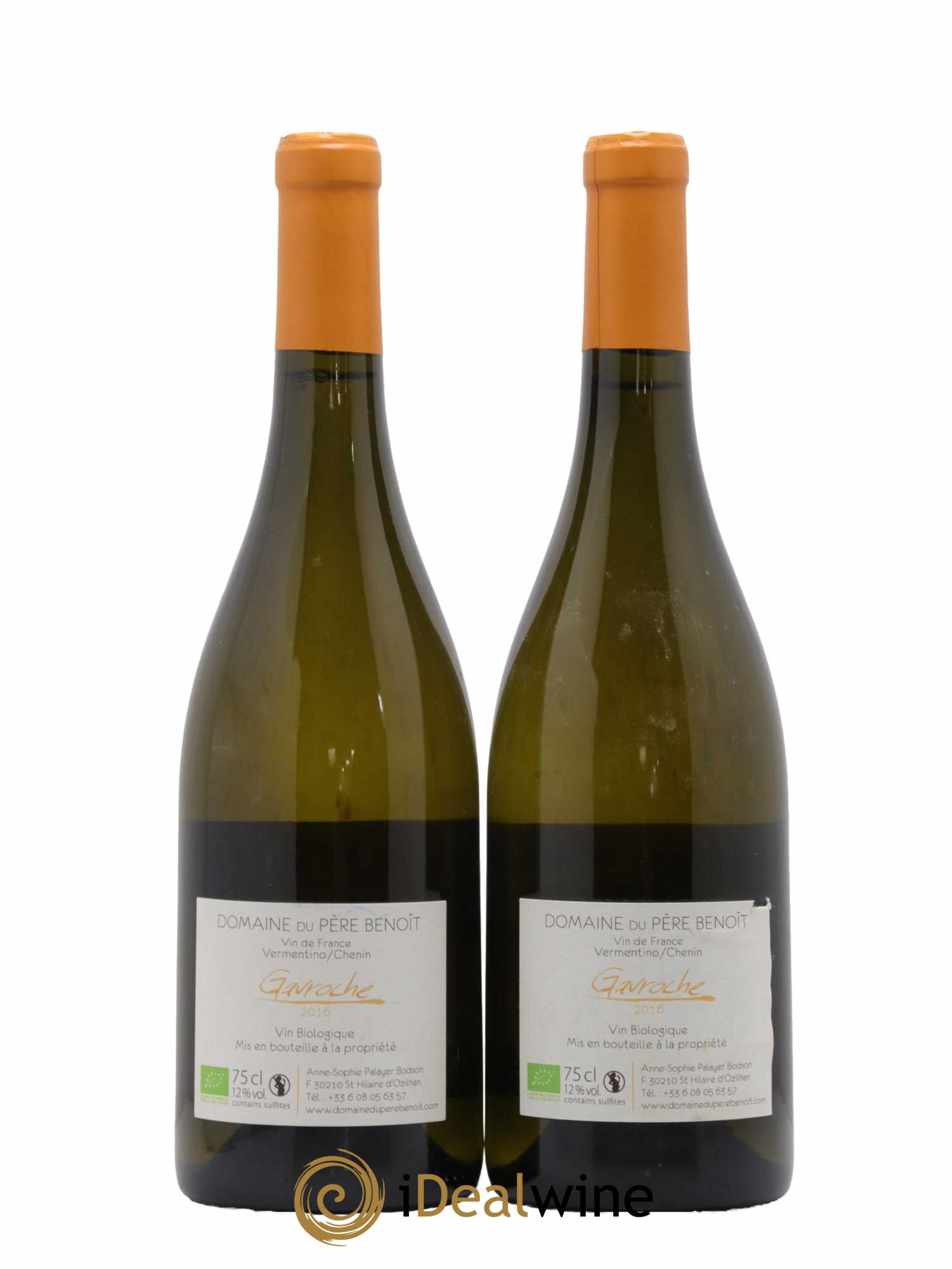 Vin de France Cuvee Gavroche Domaine Du Père Benoit 2016 - Lot de 2 bouteilles - 1