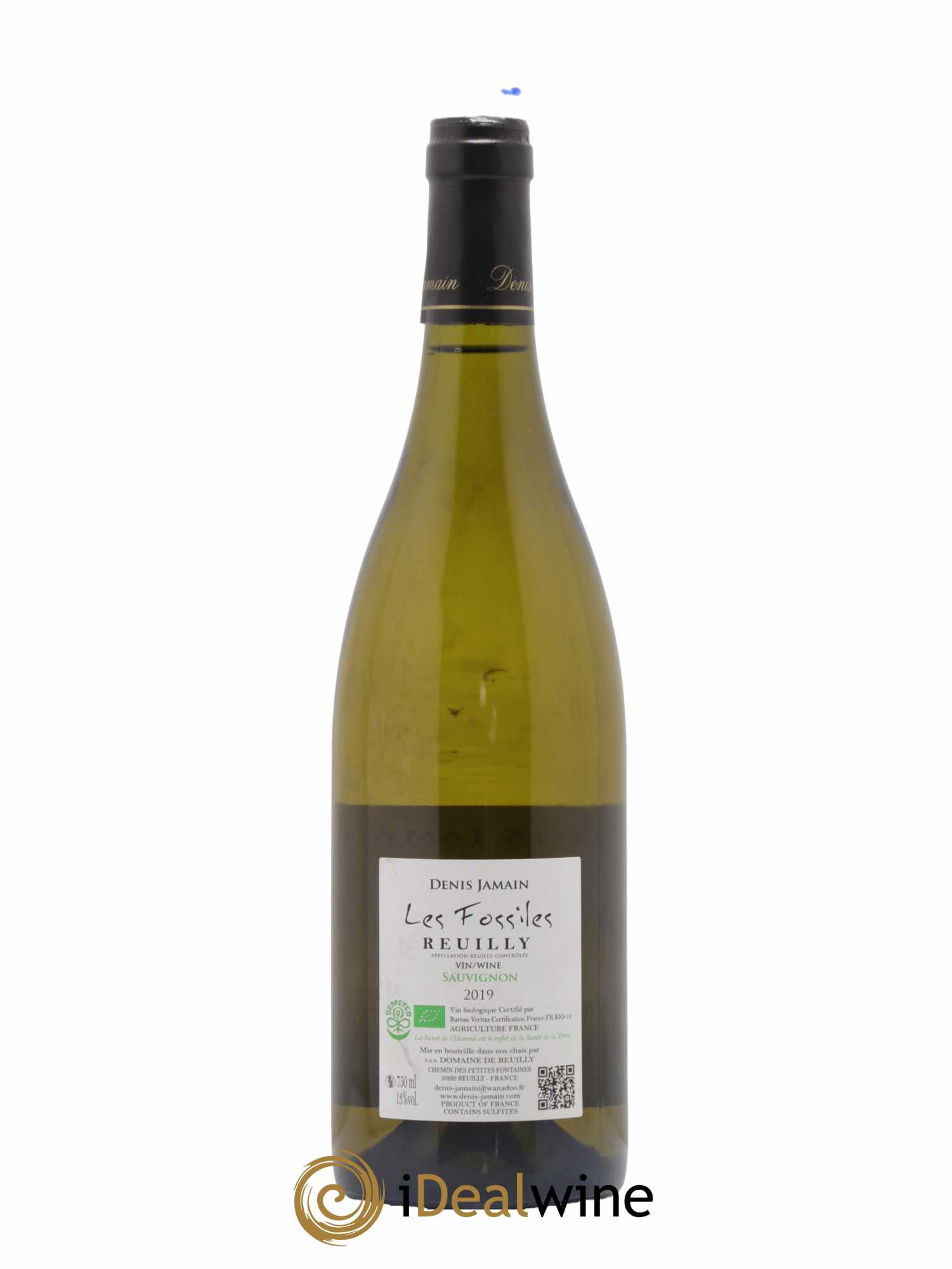 Reuilly Les Fossilles Denis Jamain 2019 - Lot de 1 bouteille - 1