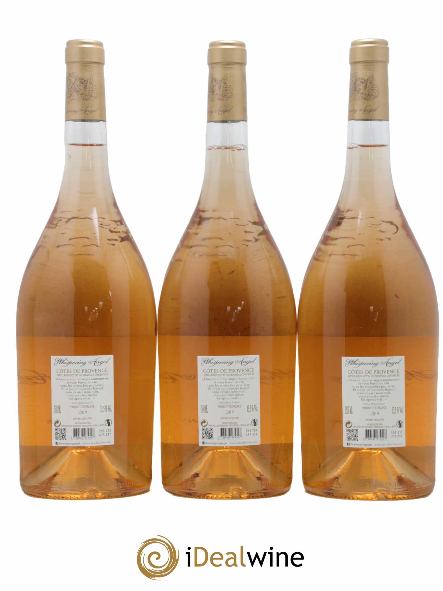 Côtes de Provence Whispering Angel Château d'Esclans 2019 - Posten von 3 Magnum - 1