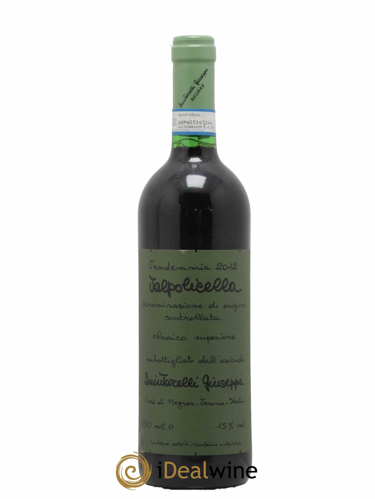 Valpolicella Classico Superiore Giuseppe Quintarelli 2012 - Lot de 1 bouteille - 0