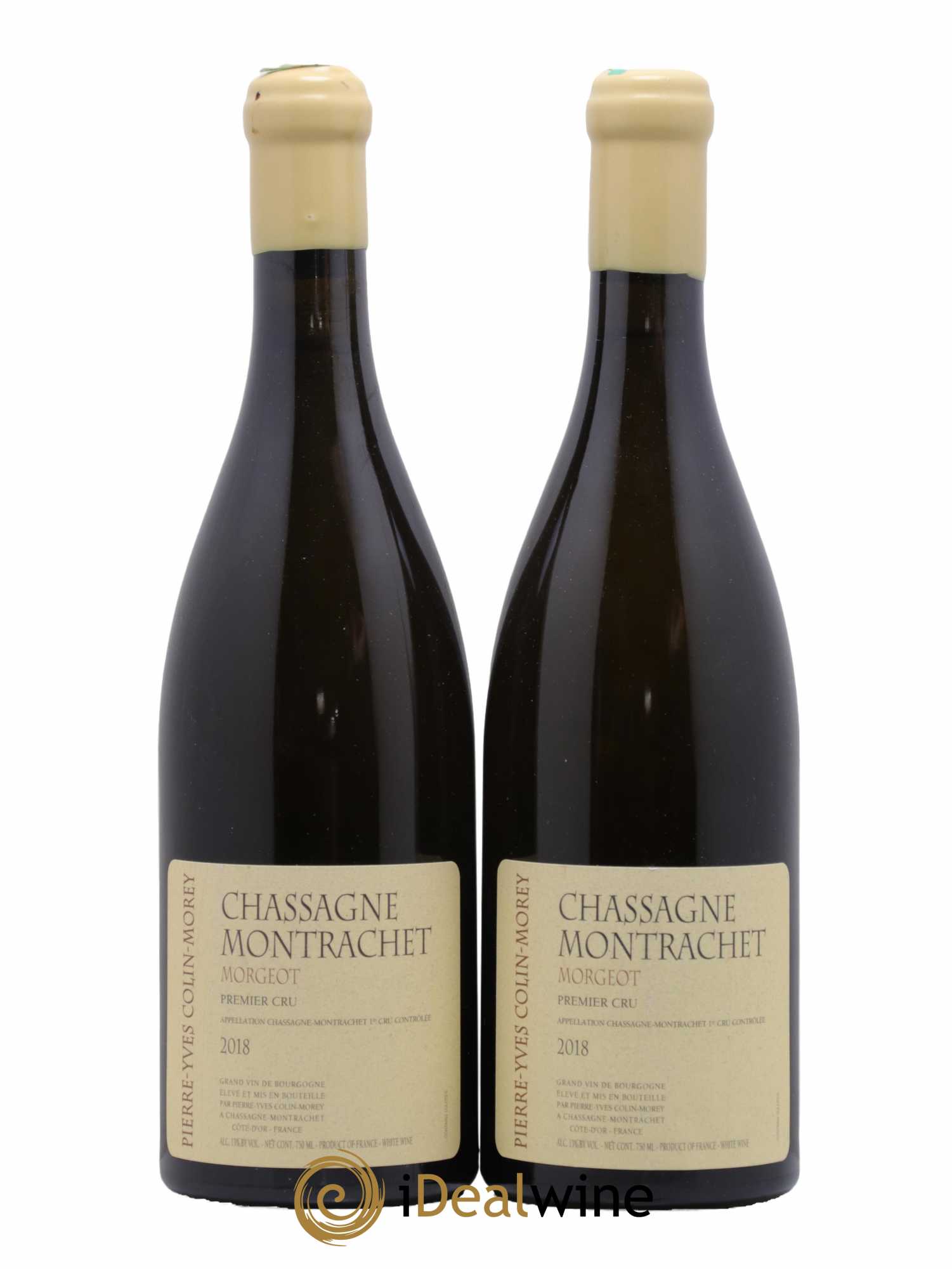 Chassagne-Montrachet 1er Cru Morgeot Pierre-Yves Colin Morey 2018 - Lot de 2 bouteilles - 0