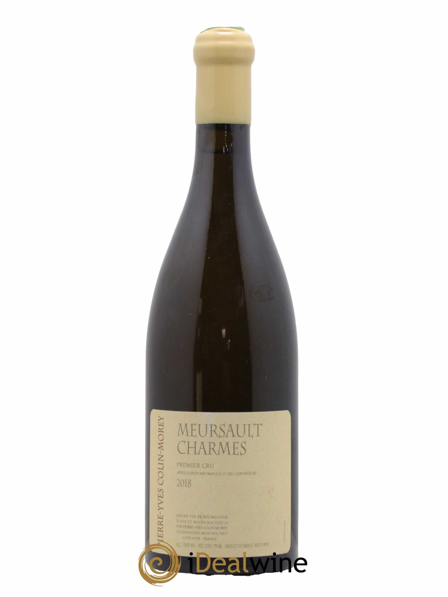 Meursault 1er Cru Charmes Pierre-Yves Colin Morey 2018 - Lot de 1 bouteille - 0