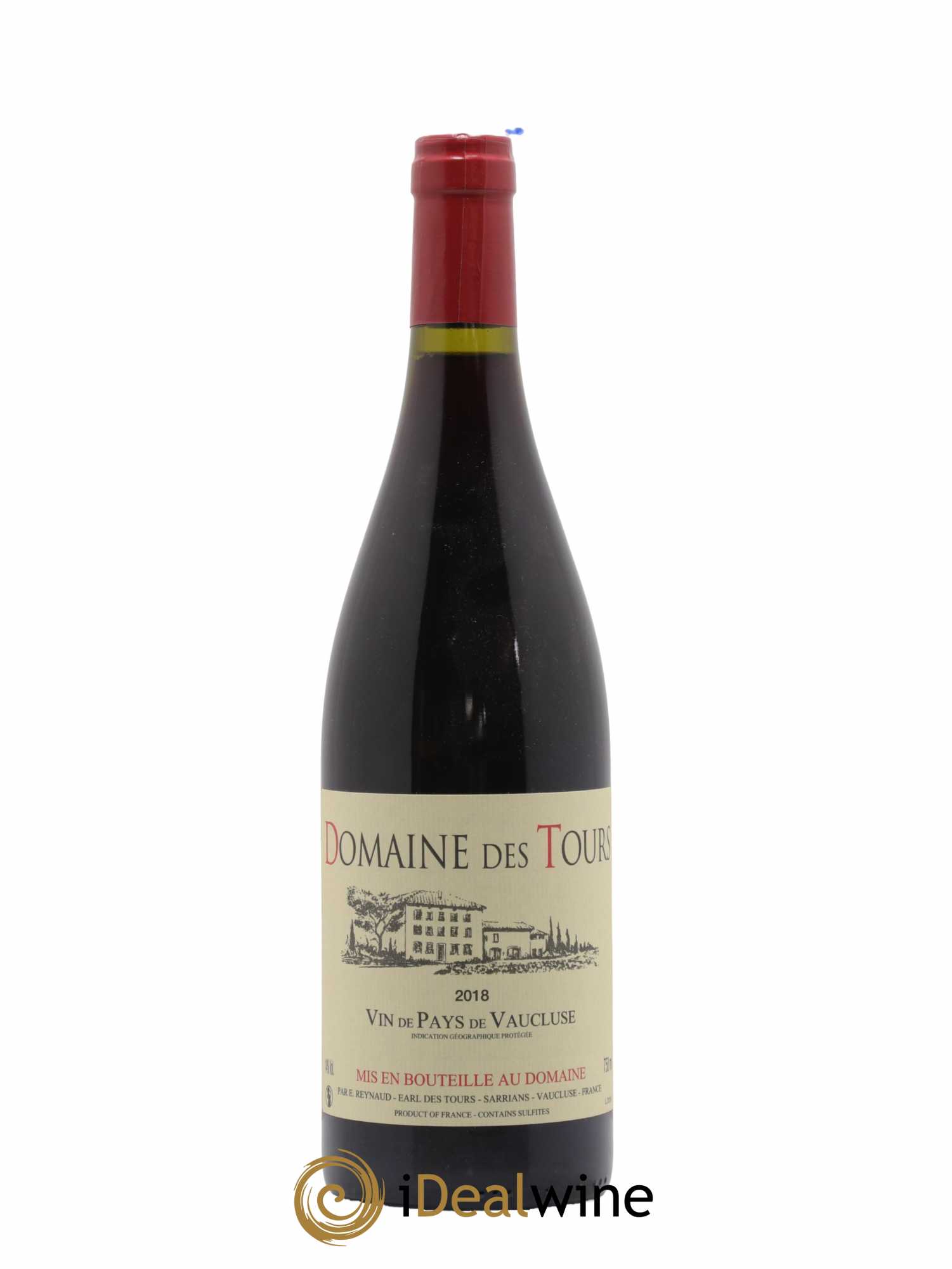 Vaucluse (Vin de Pays de Vaucluse) Domaine des Tours Emmanuel Reynaud 2018 - Lot de 1 bouteille - 0