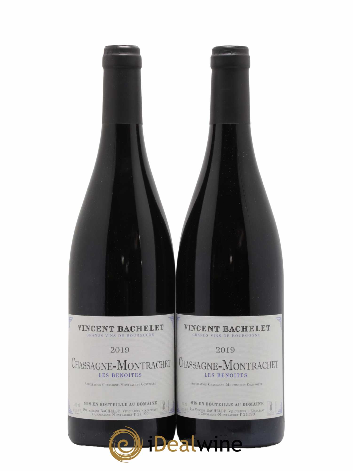Chassagne-Montrachet Les Benoites Vincent Bachelet 2019 - Lot de 2 bouteilles - 0