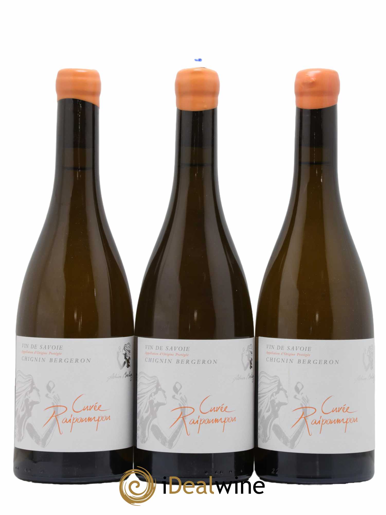 Vin de Savoie Chignin Bergeron Cuvée Raiponmpon Adrien Berlioz 2020 - Lot de 3 bouteilles - 0