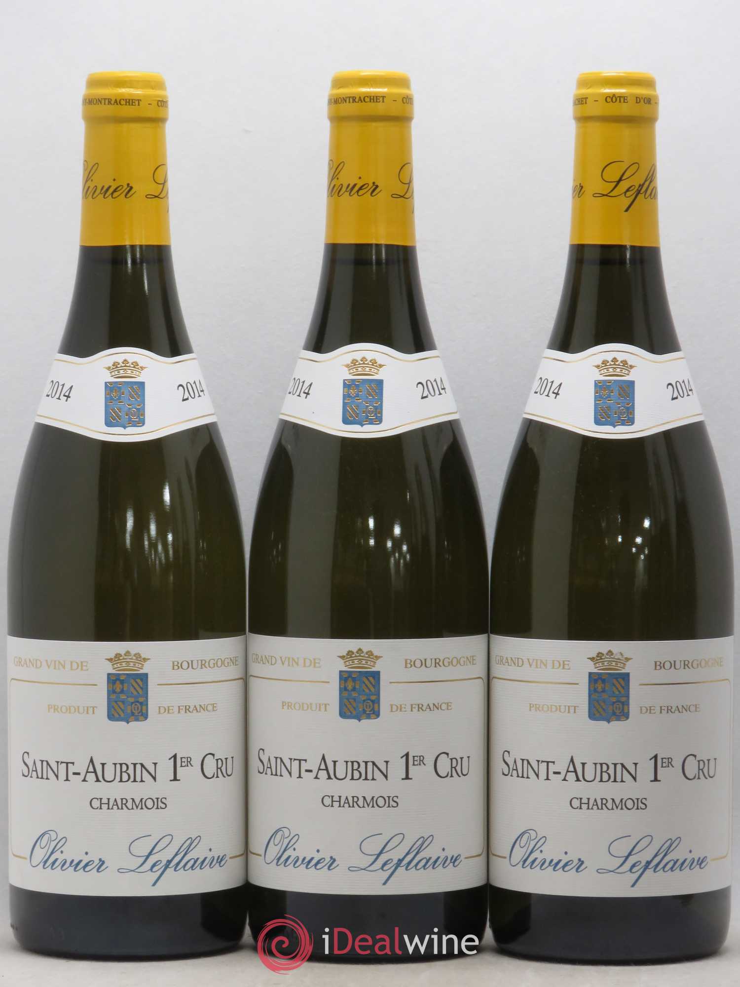 Saint-Aubin 1er Cru Le Charmois Olivier Leflaive 2014 - Lot de 3 bouteilles - 0