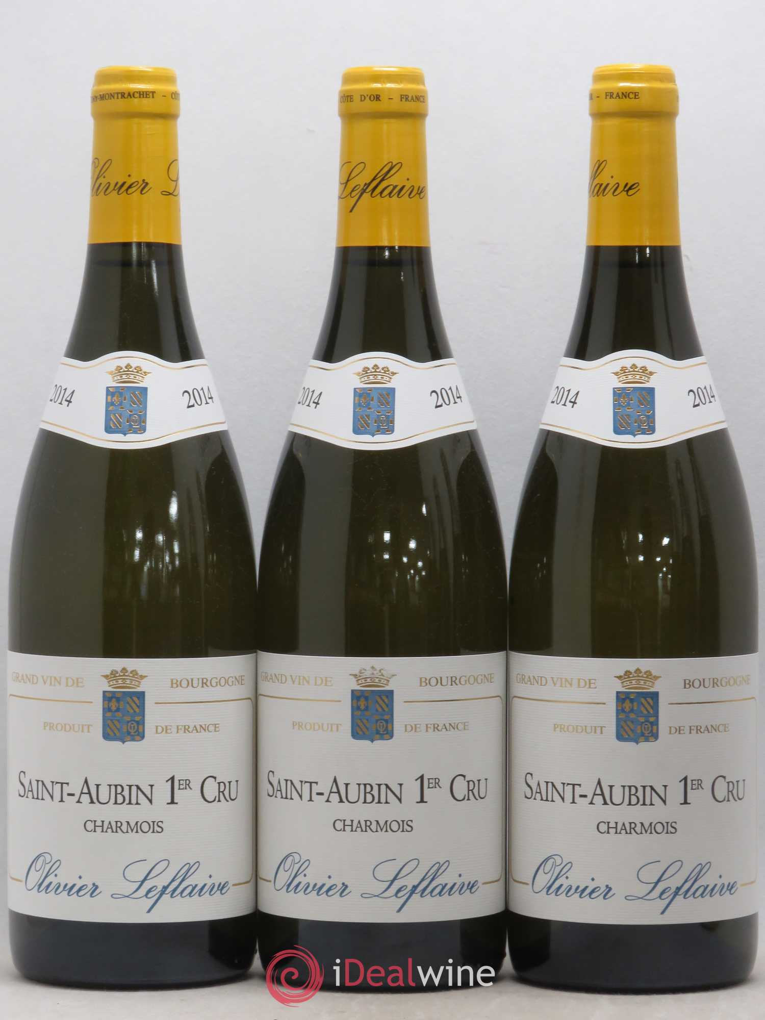 Saint-Aubin 1er Cru Le Charmois Olivier Leflaive 2014 - Lot de 3 bouteilles - 0