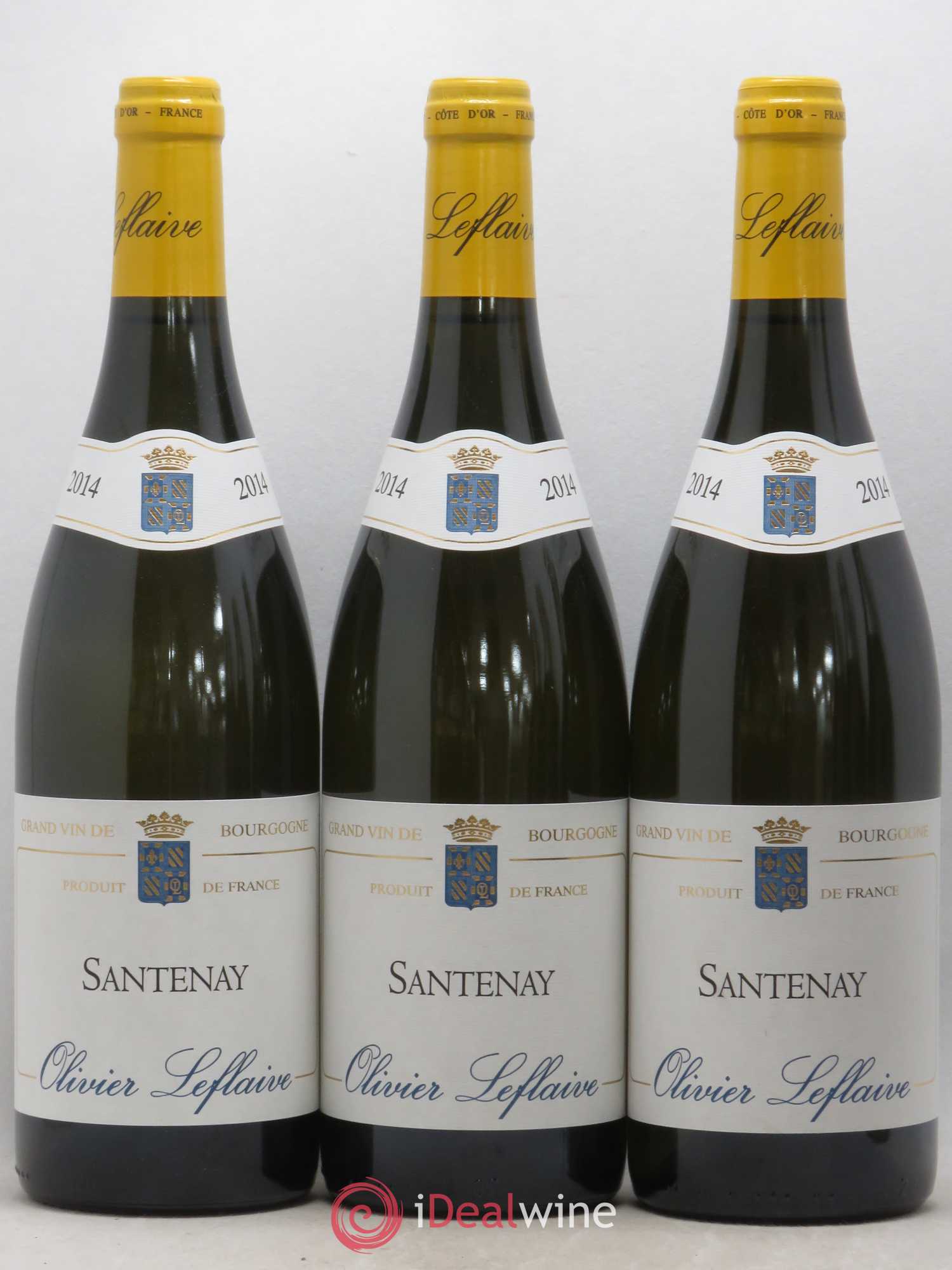 Santenay Olivier Leflaive 2014 - Lot de 3 bouteilles - 0