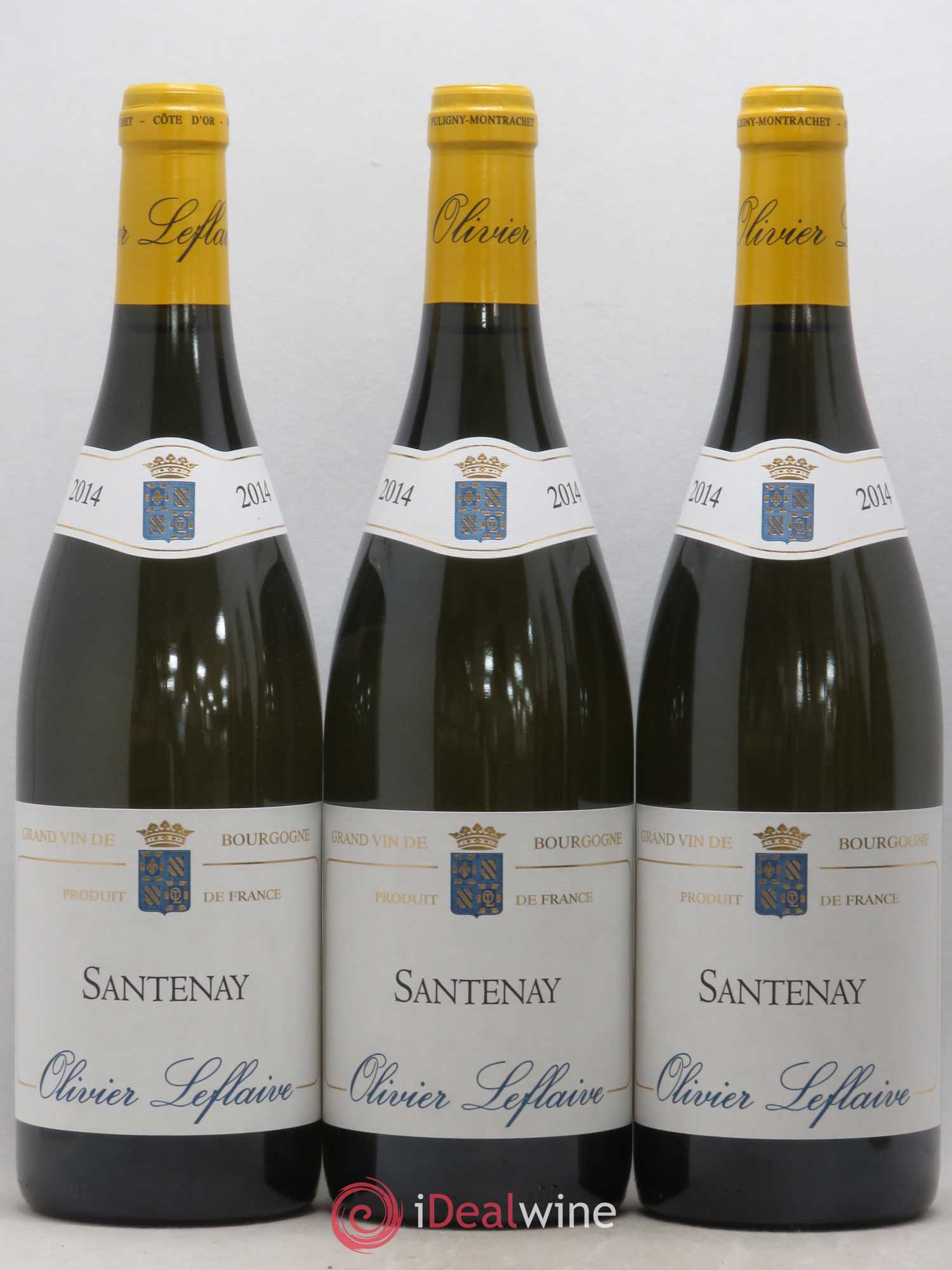 Santenay Olivier Leflaive 2014 - Lot de 3 bouteilles - 0