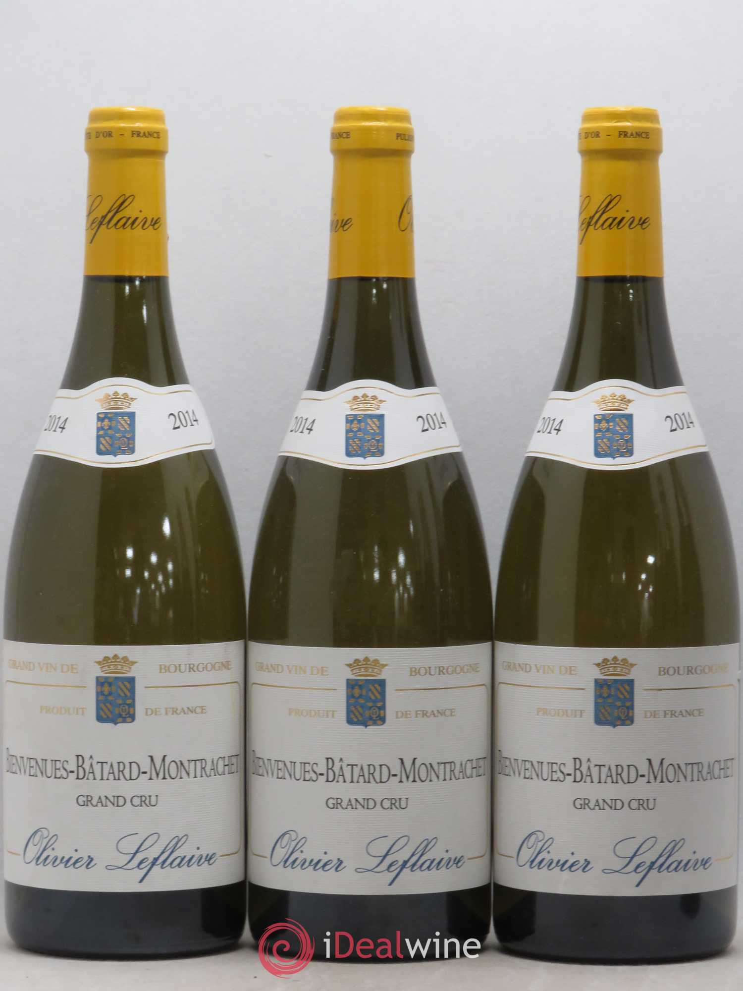 Bienvenues-Bâtard-Montrachet Grand Cru Olivier Leflaive 2014 - Lot de 3 bouteilles - 0