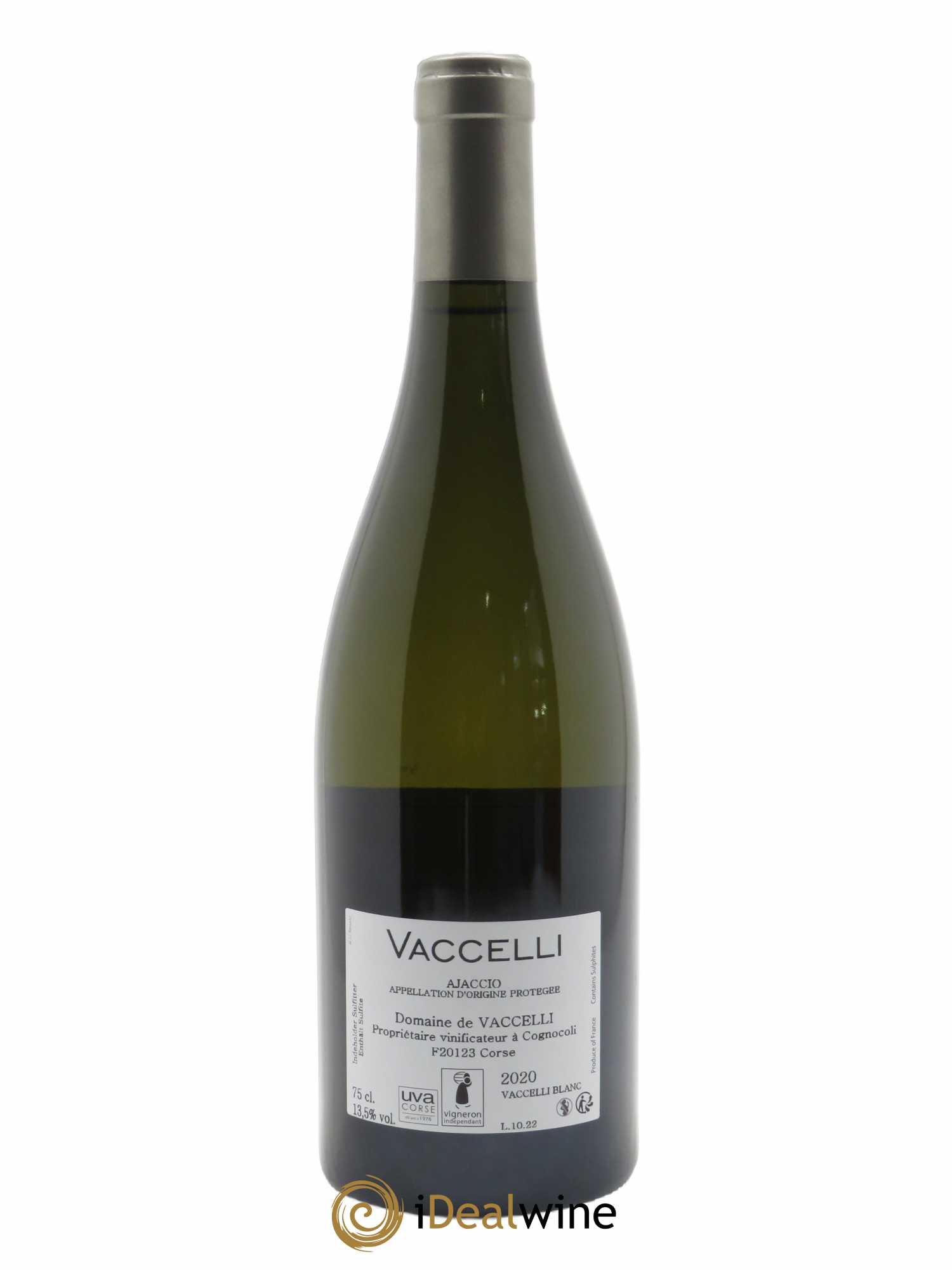 Ajaccio Vaccelli 2020 - Lot de 1 bouteille - 1