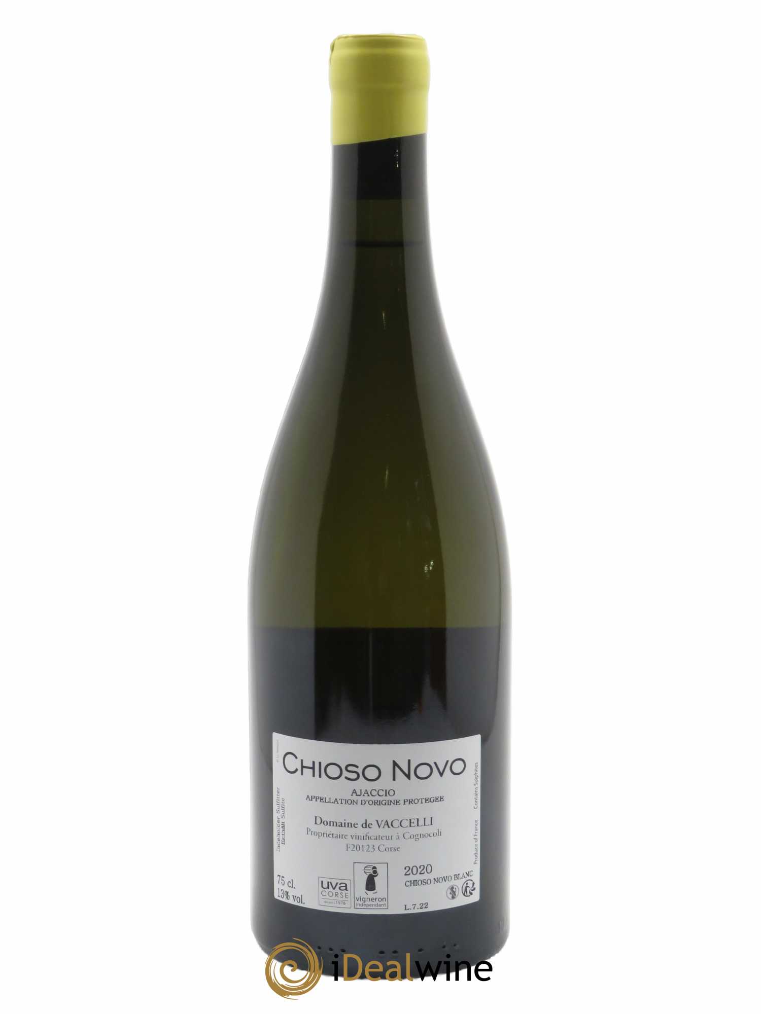 Ajaccio Chioso Novo Vaccelli 2020 - Lot de 1 bouteille - 1