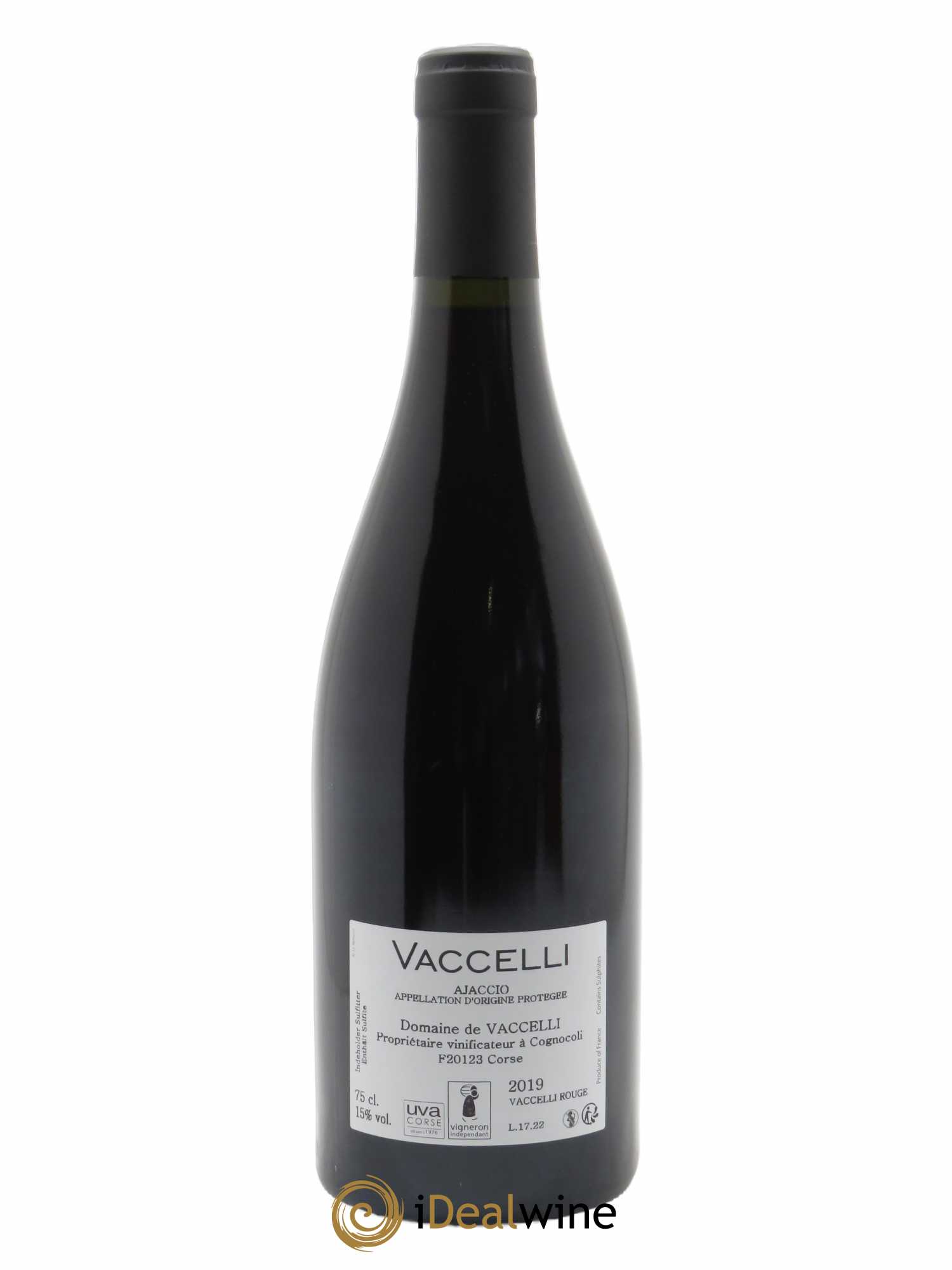 Ajaccio Vaccelli 2019 - Lot de 1 bouteille - 1