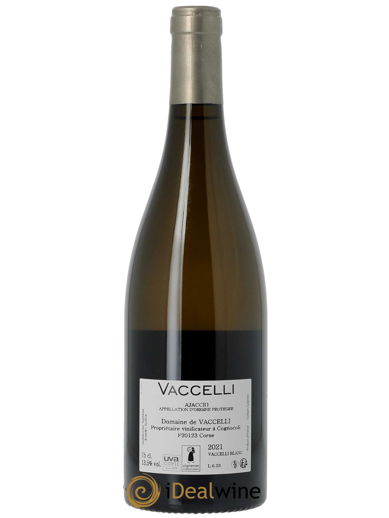 Ajaccio Vaccelli 2021 - Lot de 1 bouteille - 1