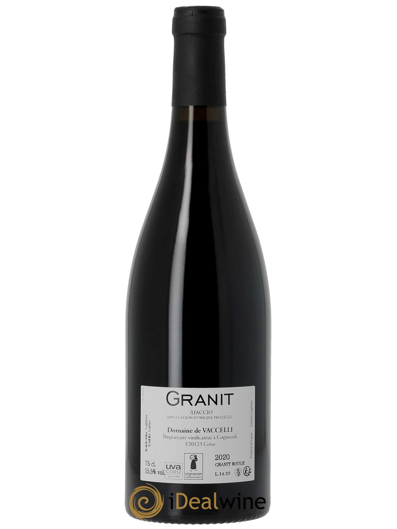 Ajaccio Granit Vaccelli 2020 - Lot de 1 bouteille - 1