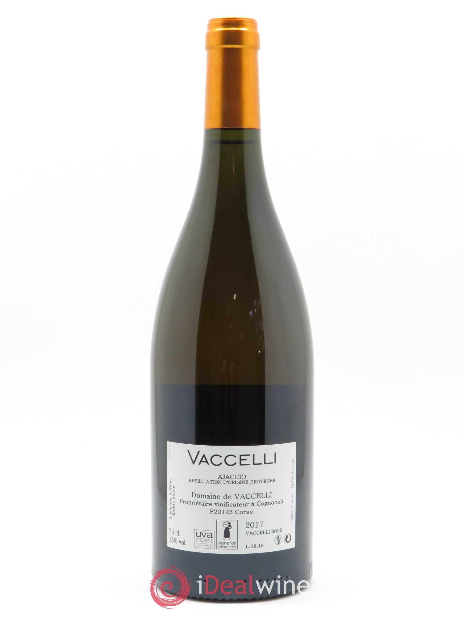 Ajaccio Tradition Vaccelli 2017 - Lot de 1 bouteille - 1