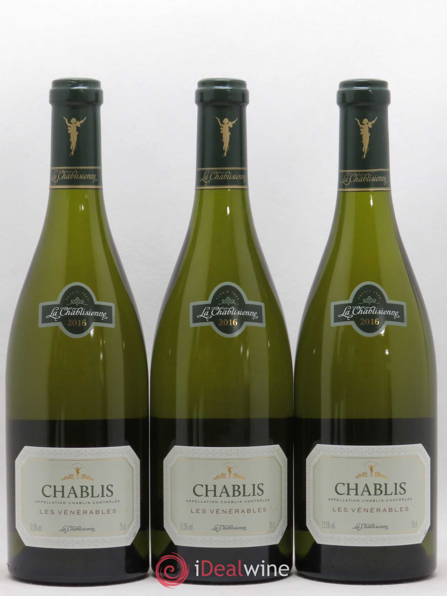 Chablis Les Vénérables La Chablisienne  (sans prix de réserve) 2016 - Lot de 6 bouteilles - 2