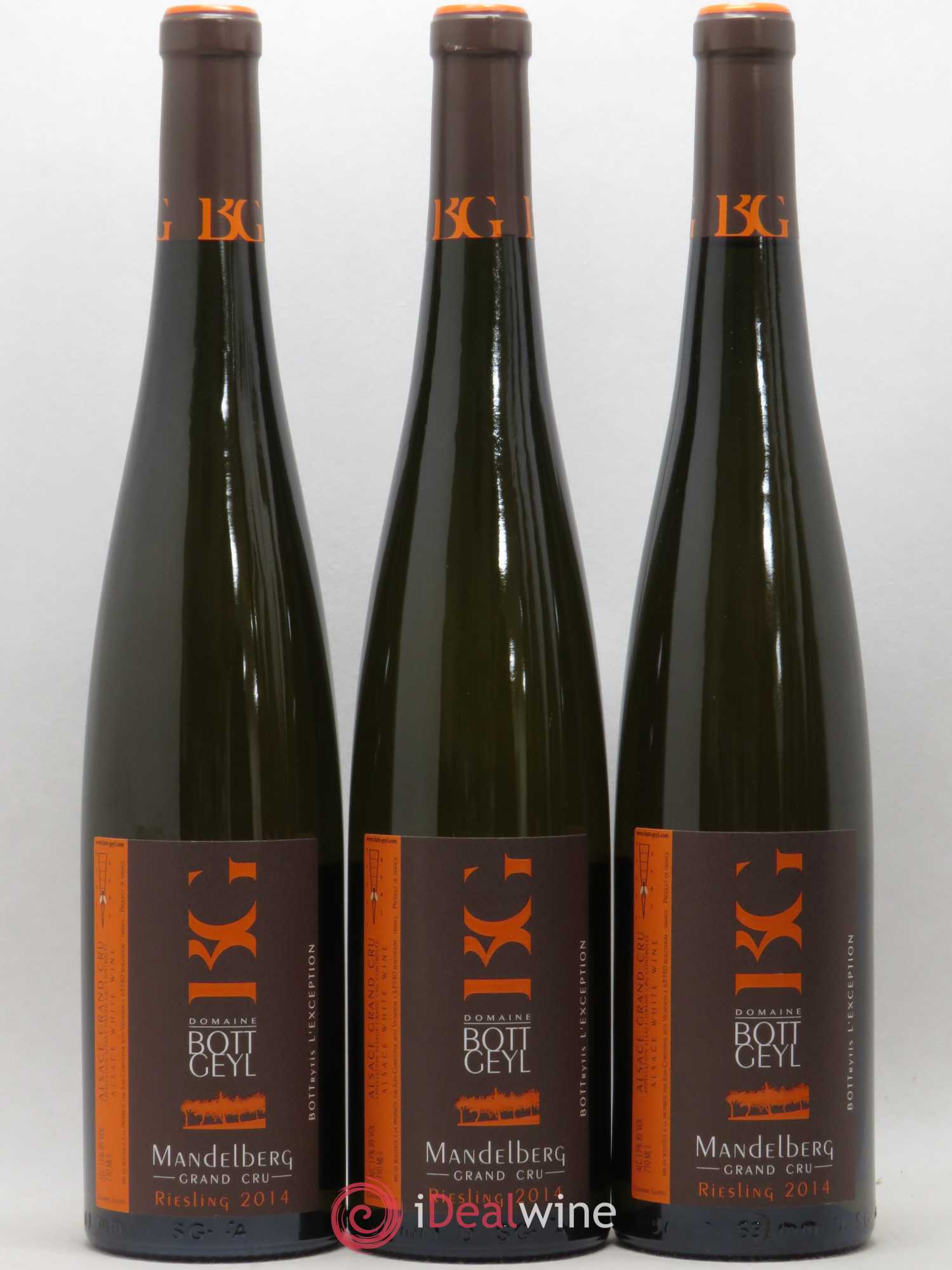 Alsace Riesling Grand Cru Mandelberg Bott-Geyl (Domaine) Bottrytis L'Exception (sans prix de réserve) 2014 - Posten von 6 Flaschen - 1