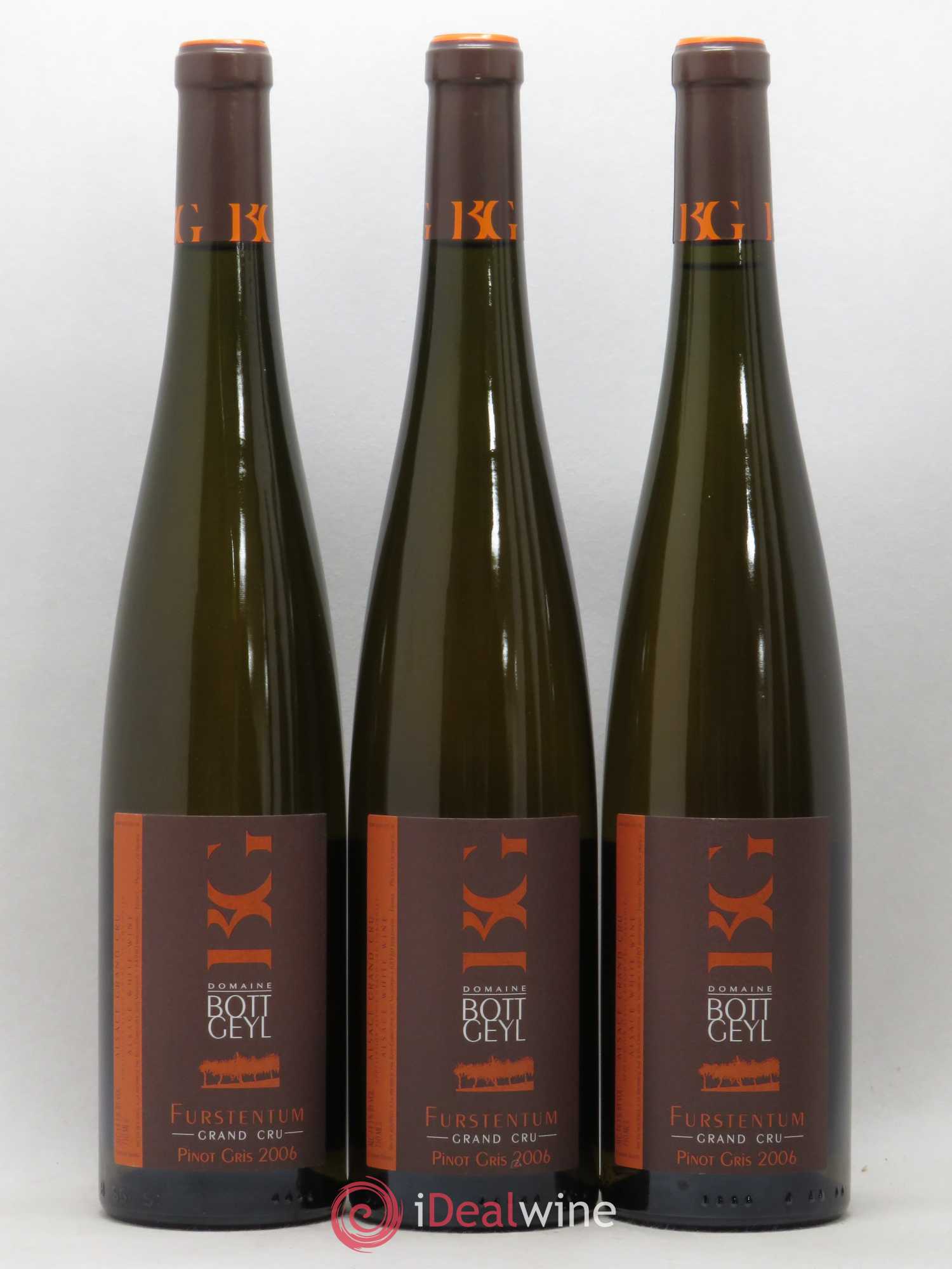 Alsace Pinot Gris Grand Cru Furstentum Bott-Geyl (Domaine)  (sans prix de réserve) 2006 - Lot de 6 bouteilles - 2