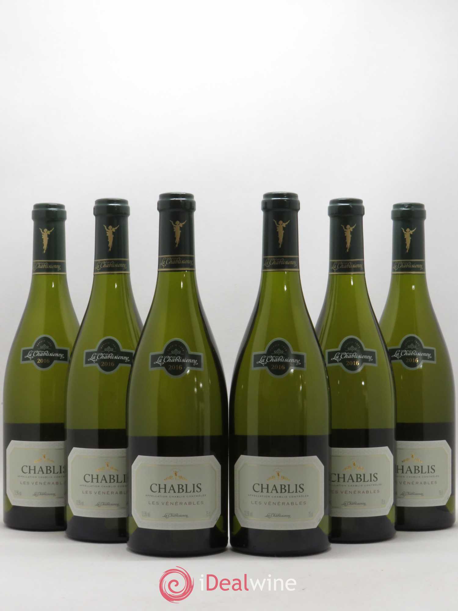 Chablis Les Vénérables La Chablisienne (sans prix de réserve) 2016 - Lot de 6 bouteilles - 0