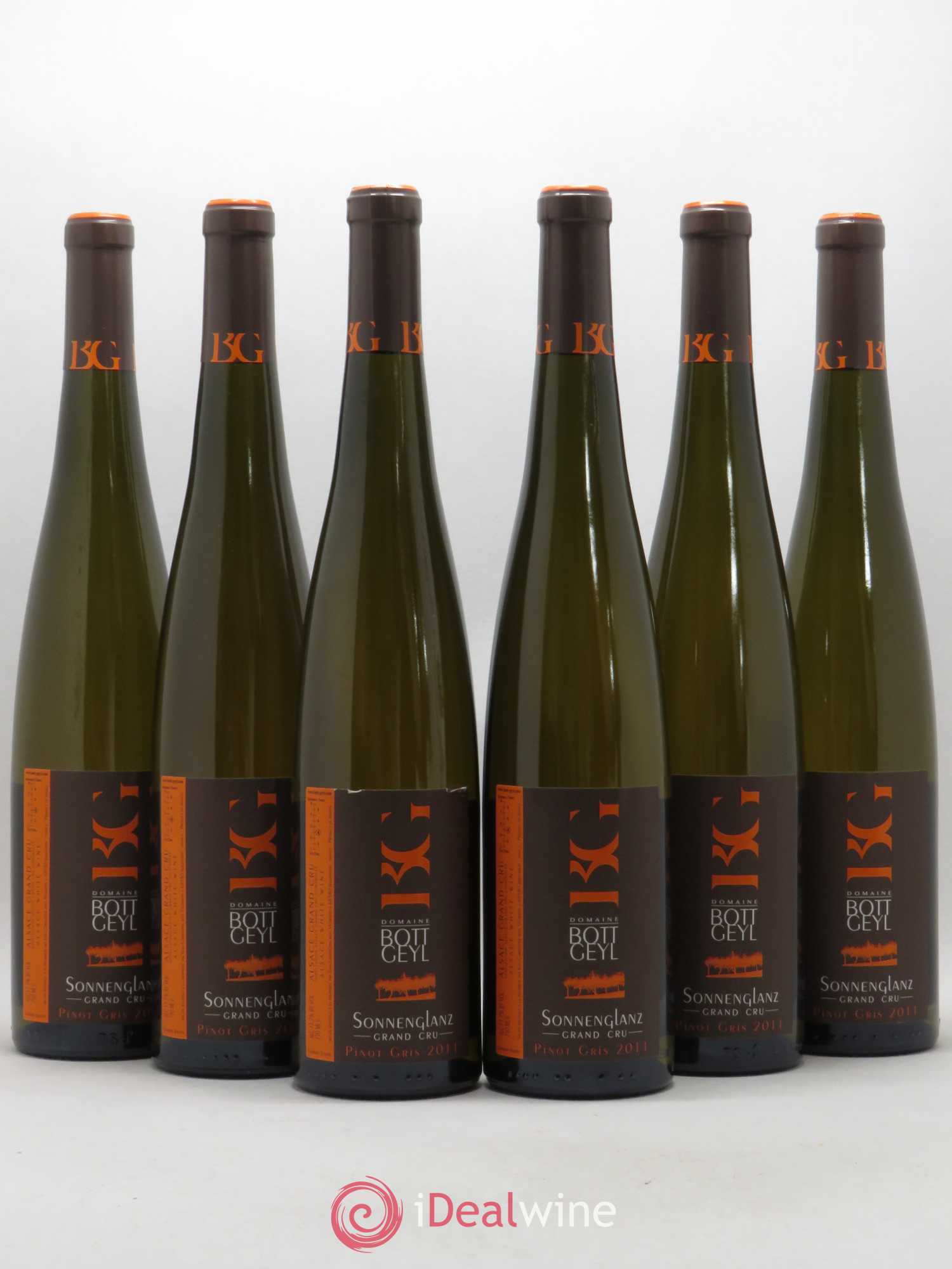 Alsace Pinot Gris Grand Cru Sonnenglanz Bott-Geyl (Domaine) (sans prix de réserve) 2011 - Lot de 6 bouteilles - 0