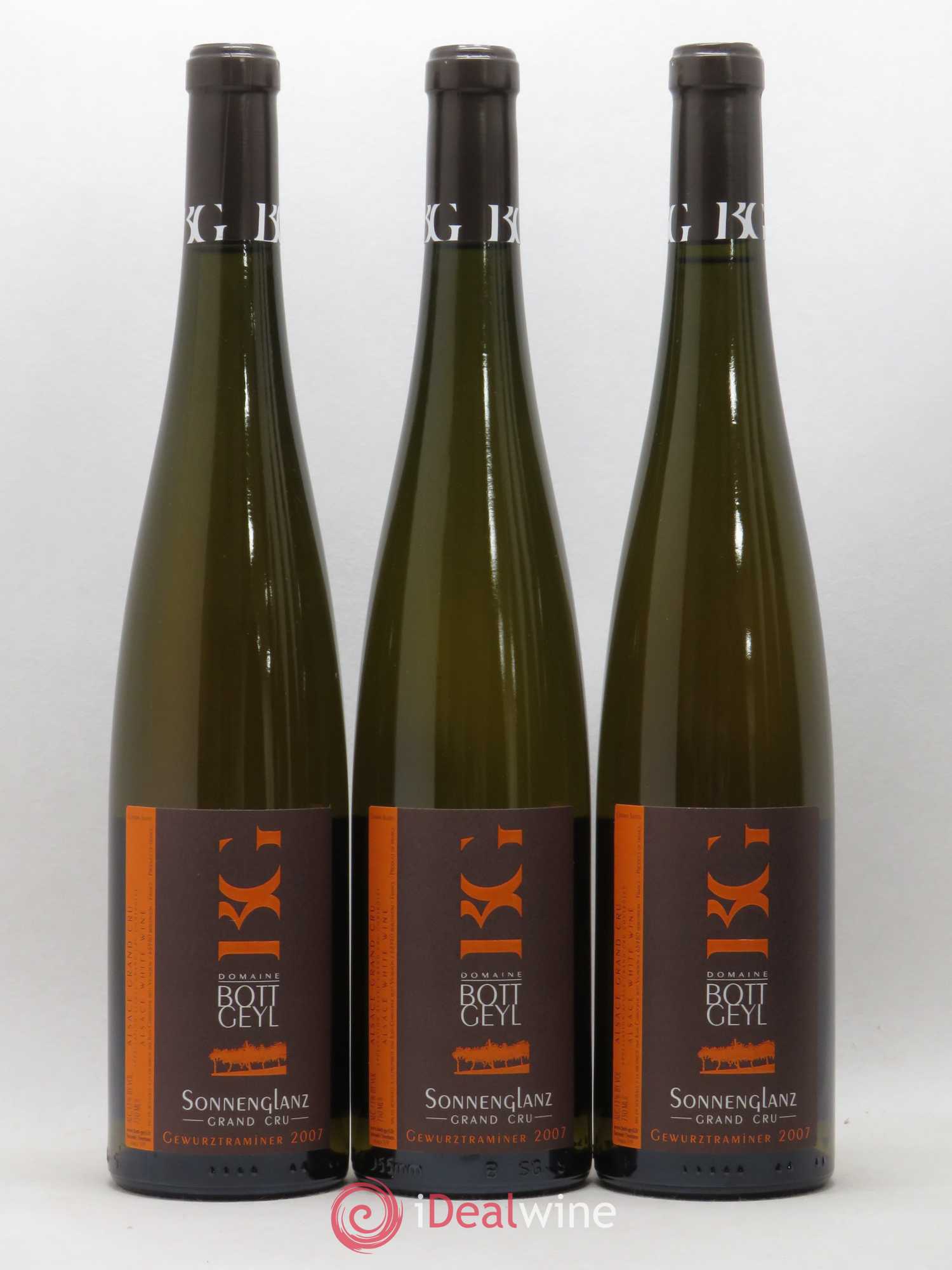 Alsace Gewurztraminer Grand Cru Sonnenglanz Bott-Geyl (Domaine) (sans prix de réserve) 2007 - Lot de 6 bouteilles - 1