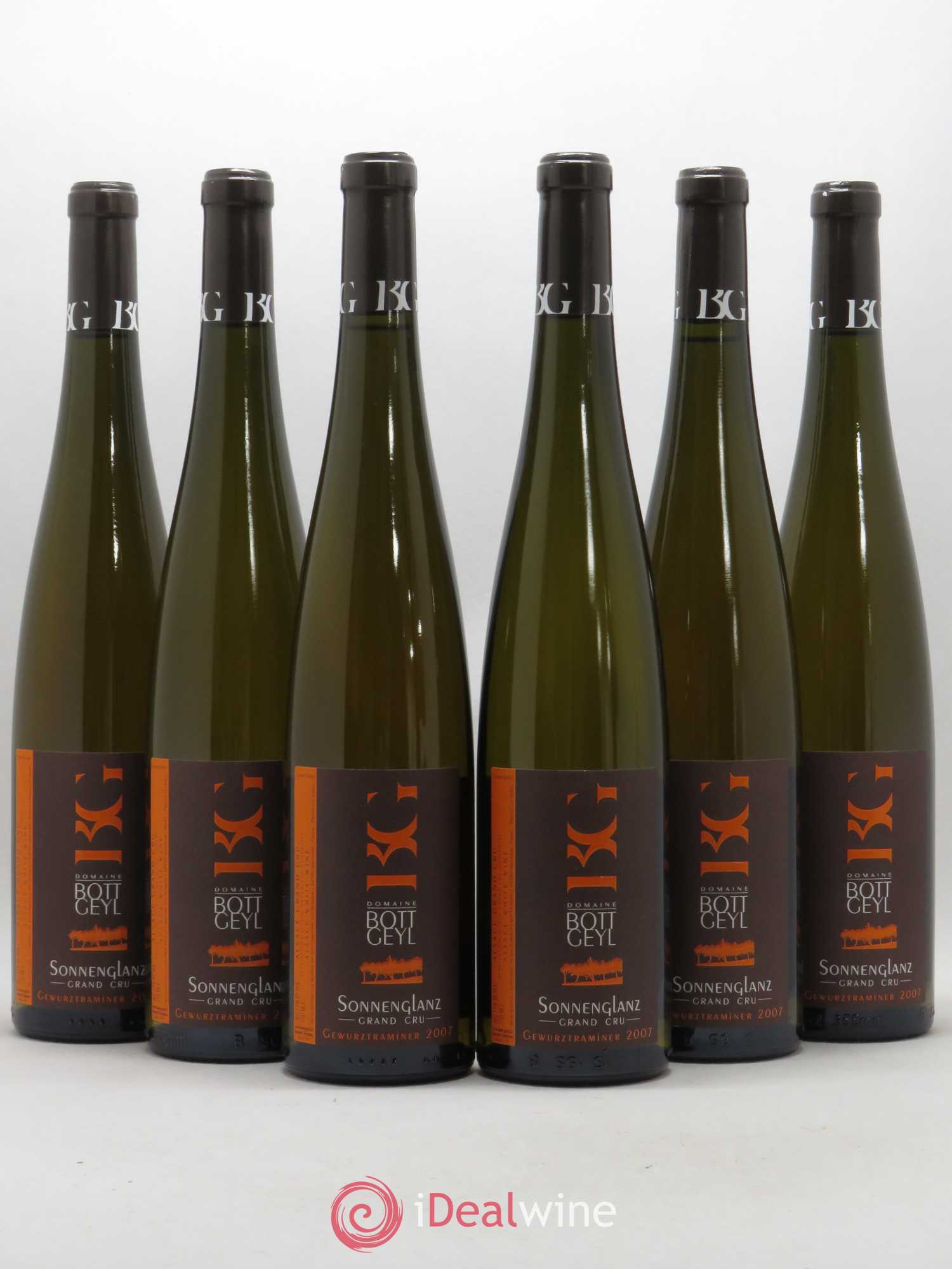 Alsace Gewurztraminer Grand Cru Sonnenglanz Bott-Geyl (Domaine) (sans prix de réserve) 2007 - Lot de 6 bouteilles - 0