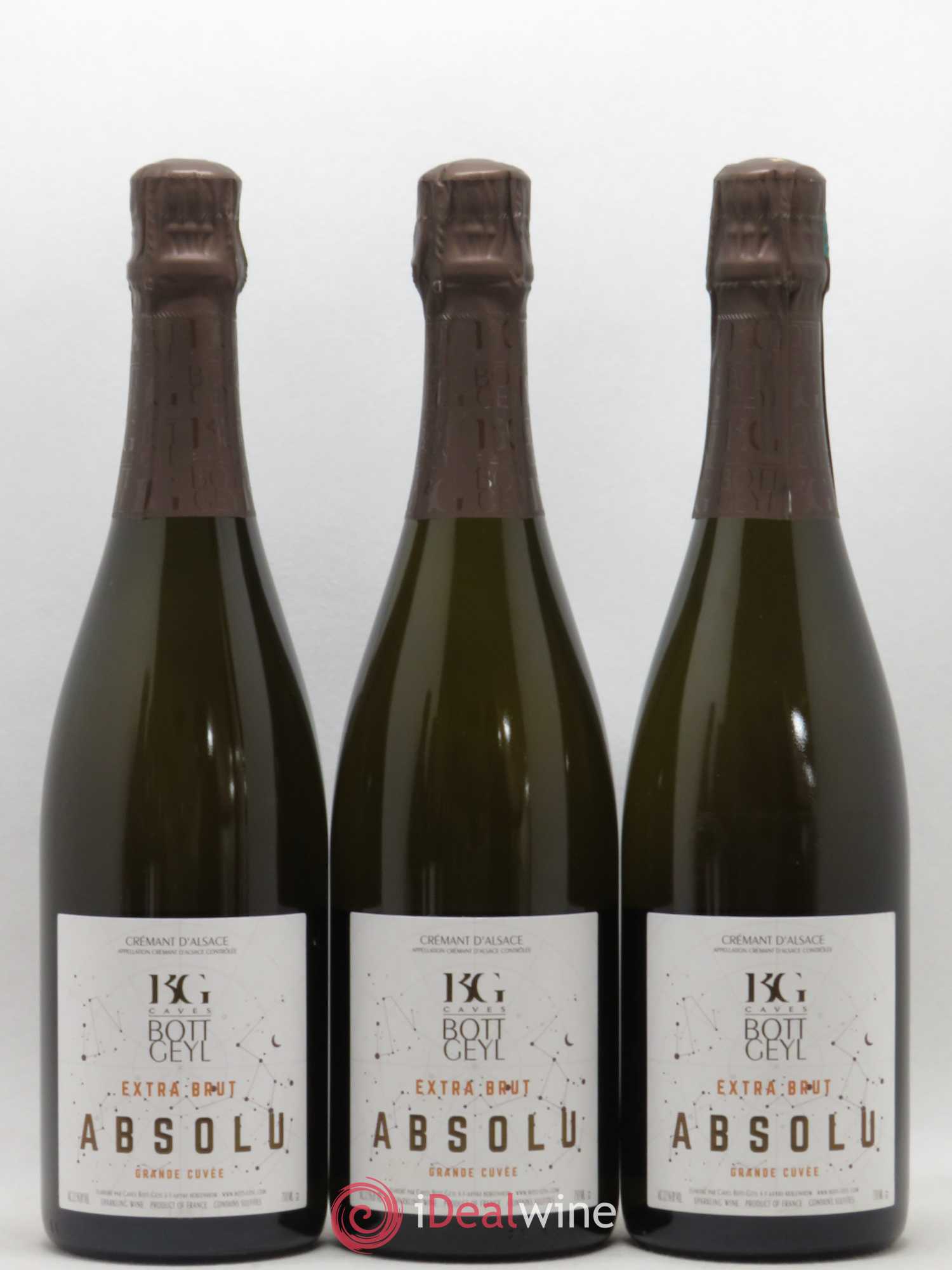 Crémant d'Alsace Extra-Brut Absolu Bott-Geyl (Domaine) Grande Cuvée  (sans prix de réserve) - Posten von 6 Flaschen - 2