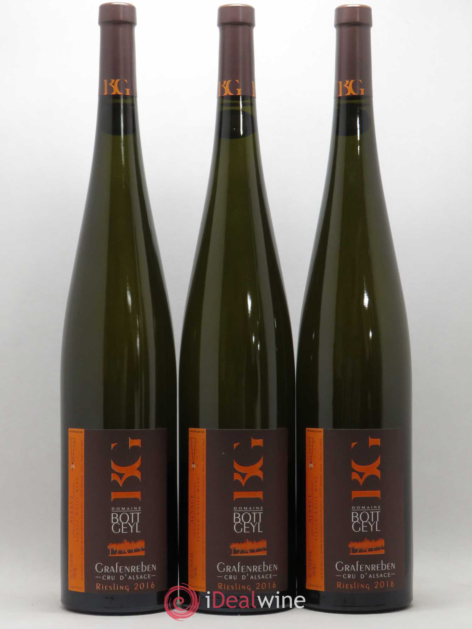 Alsace Riesling Grafenreben Bott-Geyl (Domaine) (sans prix de réserve) 2016 - Lot de 3 magnums - 0