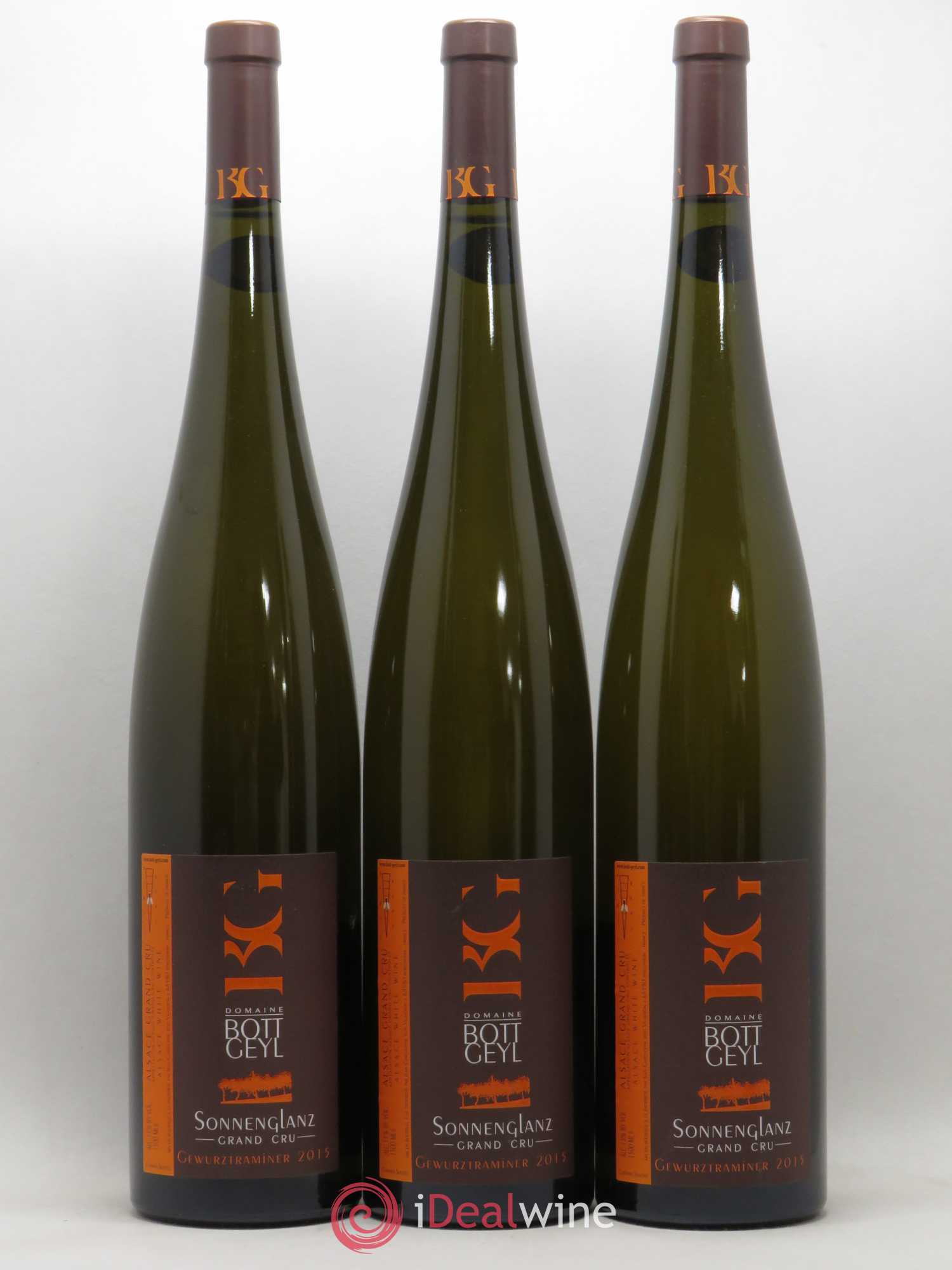 Alsace Gewurztraminer Grand Cru Sonnenglanz Bott-Geyl (Domaine) (sans prix de réserve) 2015 - Lot de 3 magnums - 0