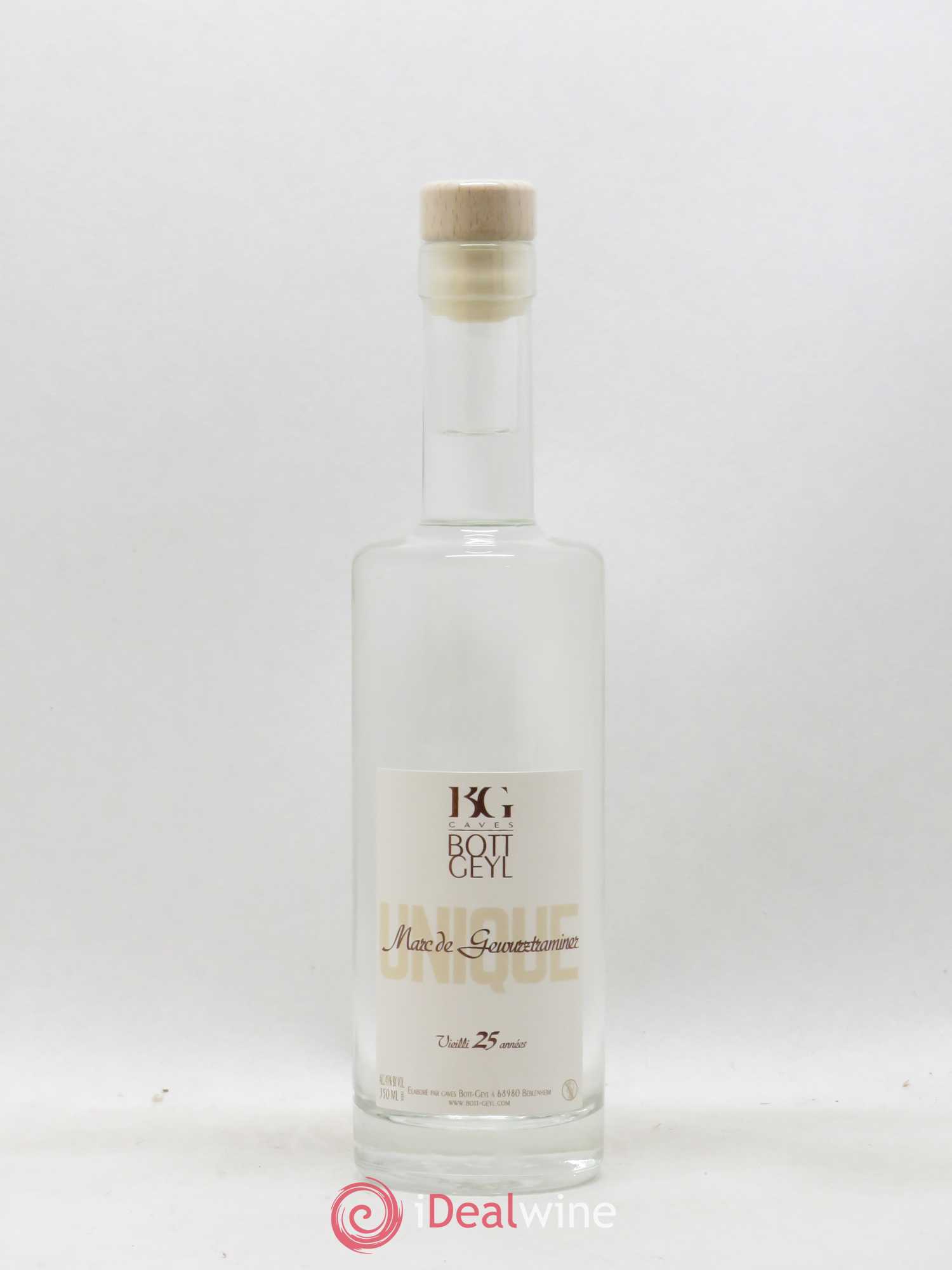 Marc de Gewurztraminer 25 ans d'age Bott-Geyl (Domaine) Unique 35cl (sans prix de réserve) - Posten von 1 Demi-Flasche - 1
