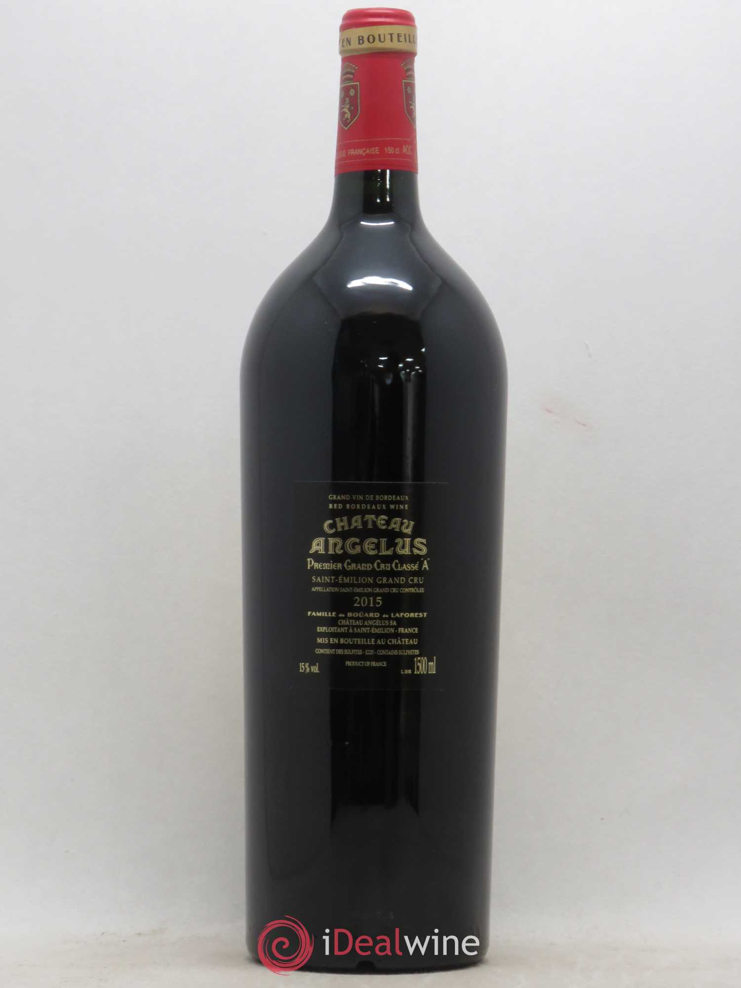 Château Angélus 1er Grand Cru Classé A (sans prix de réserve) 2015 - Lot de 1 magnum - 2