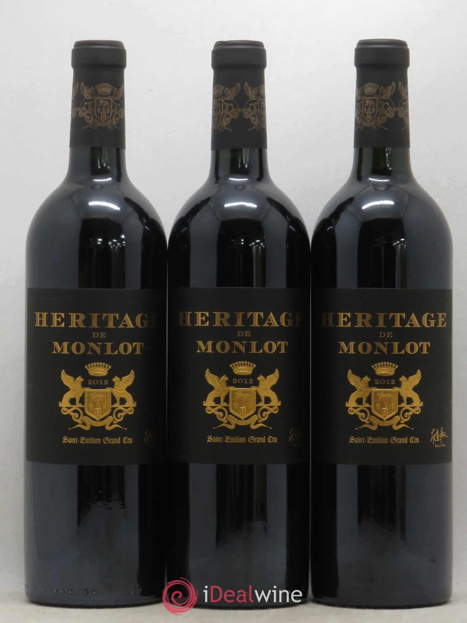 Héritage de Monlot Grand Cru  (no reserve) 2012 - Lot of 12 bottles - 1