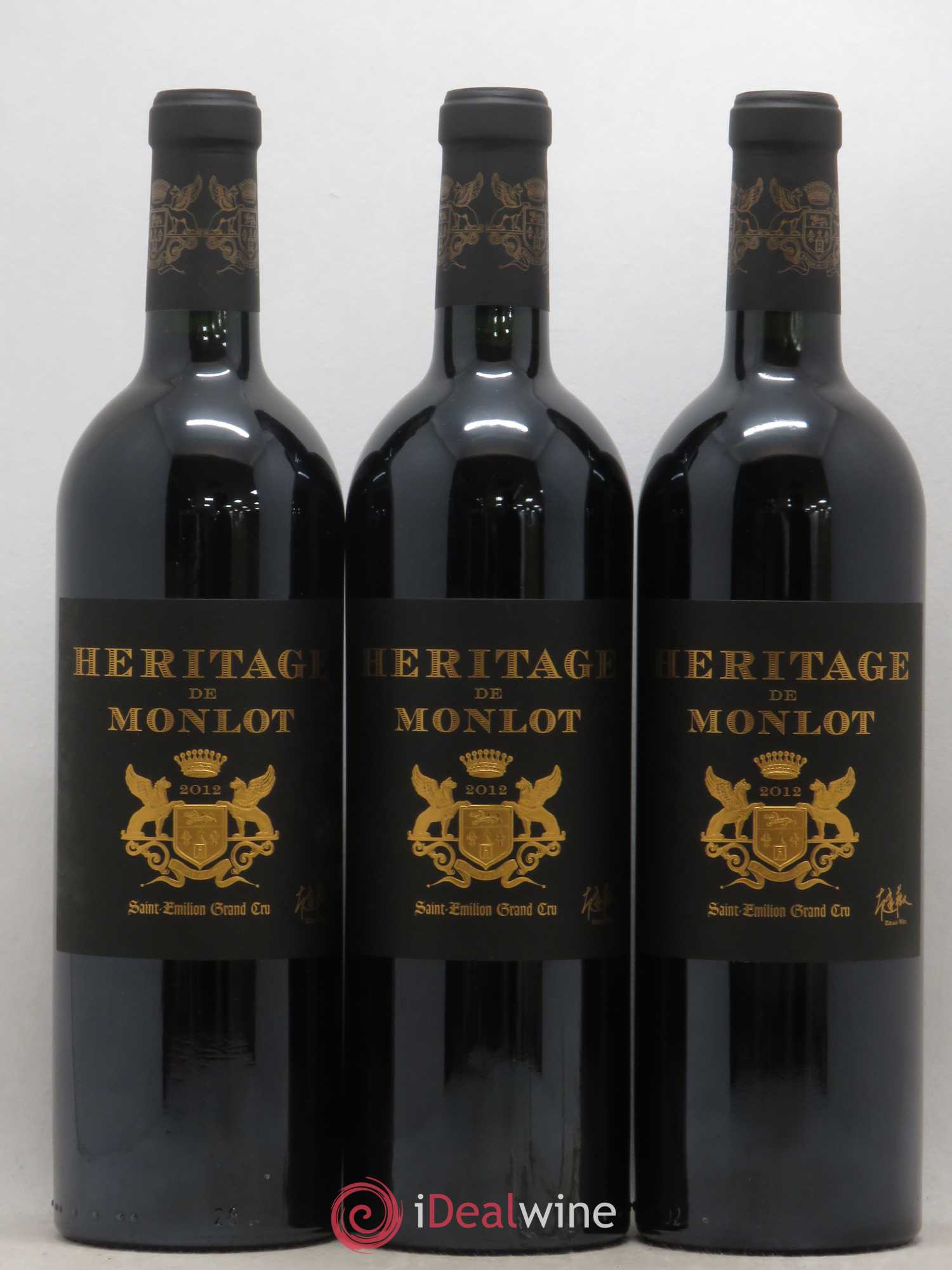 Héritage de Monlot Grand Cru  (no reserve) 2012 - Lot of 12 bottles - 2