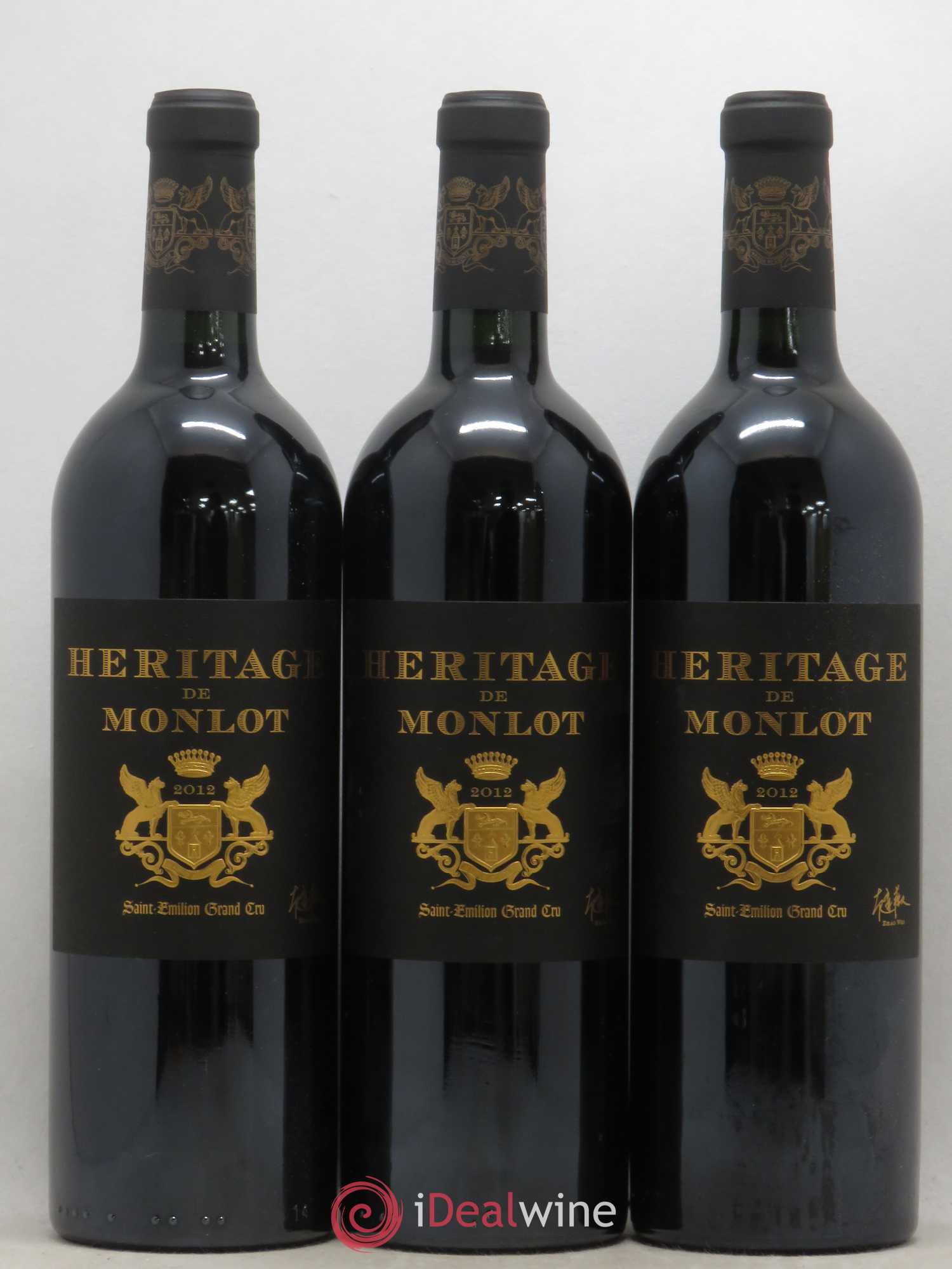 Héritage de Monlot Grand Cru  (no reserve) 2012 - Lot of 12 bottles - 3
