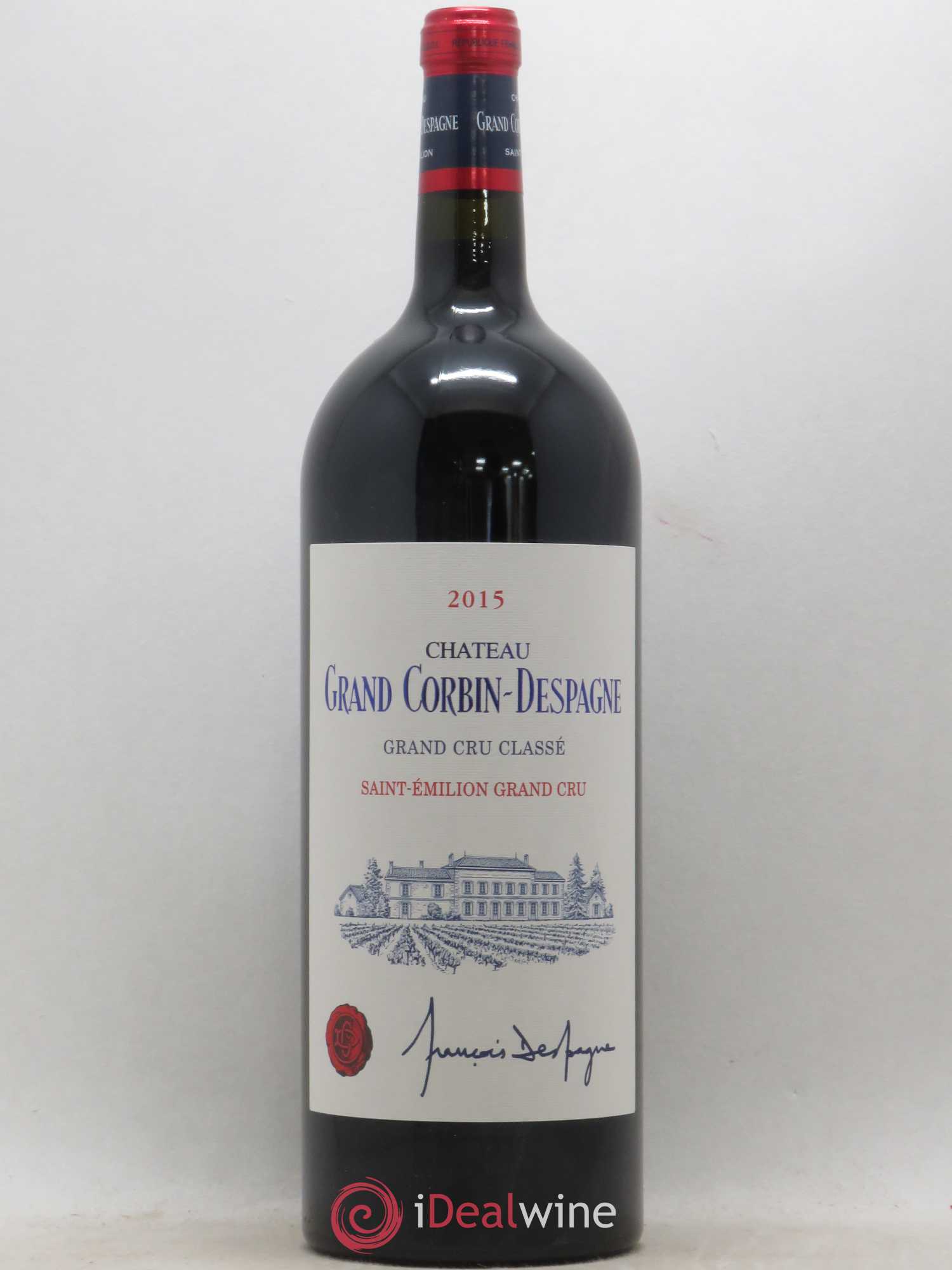 Château Grand Corbin Despagne Grand Cru Classé (sans prix de réserve) 2015 - Lot de 1 magnum - 1