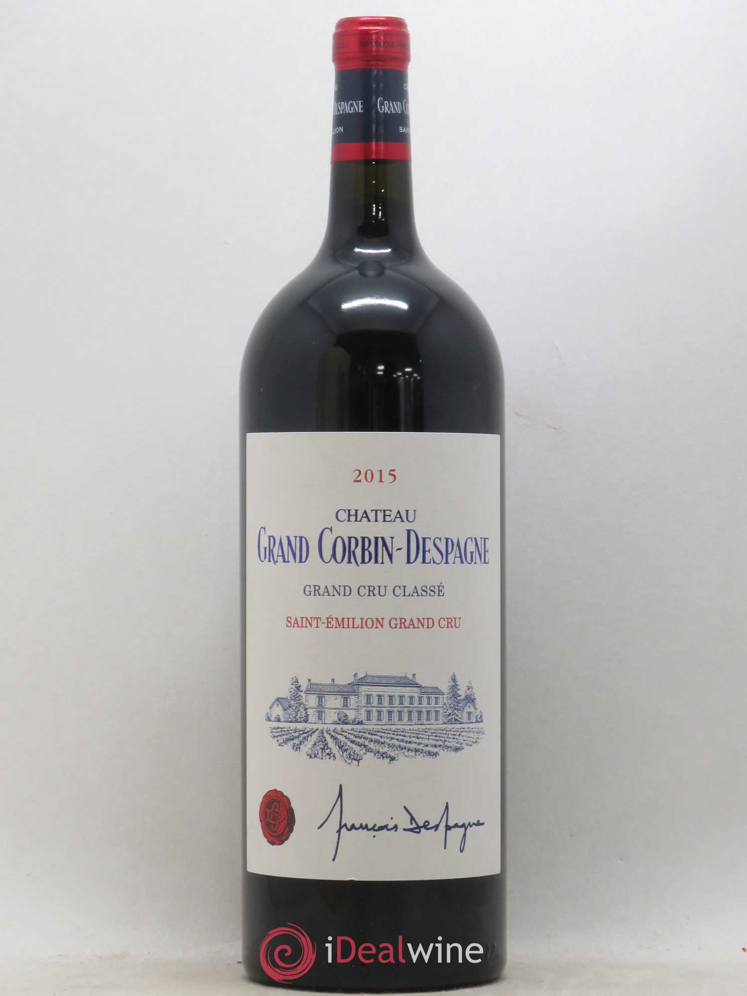 Château Grand Corbin Despagne Grand Cru Classé (sans prix de réserve) 2015 - Lot de 1 magnum - 1