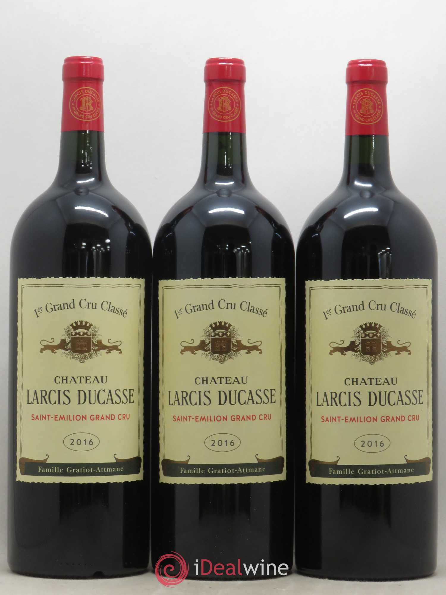 Château Larcis Ducasse 1er Grand Cru Classé B (sans prix de réserve) 2016 - Lot de 3 magnums - 0