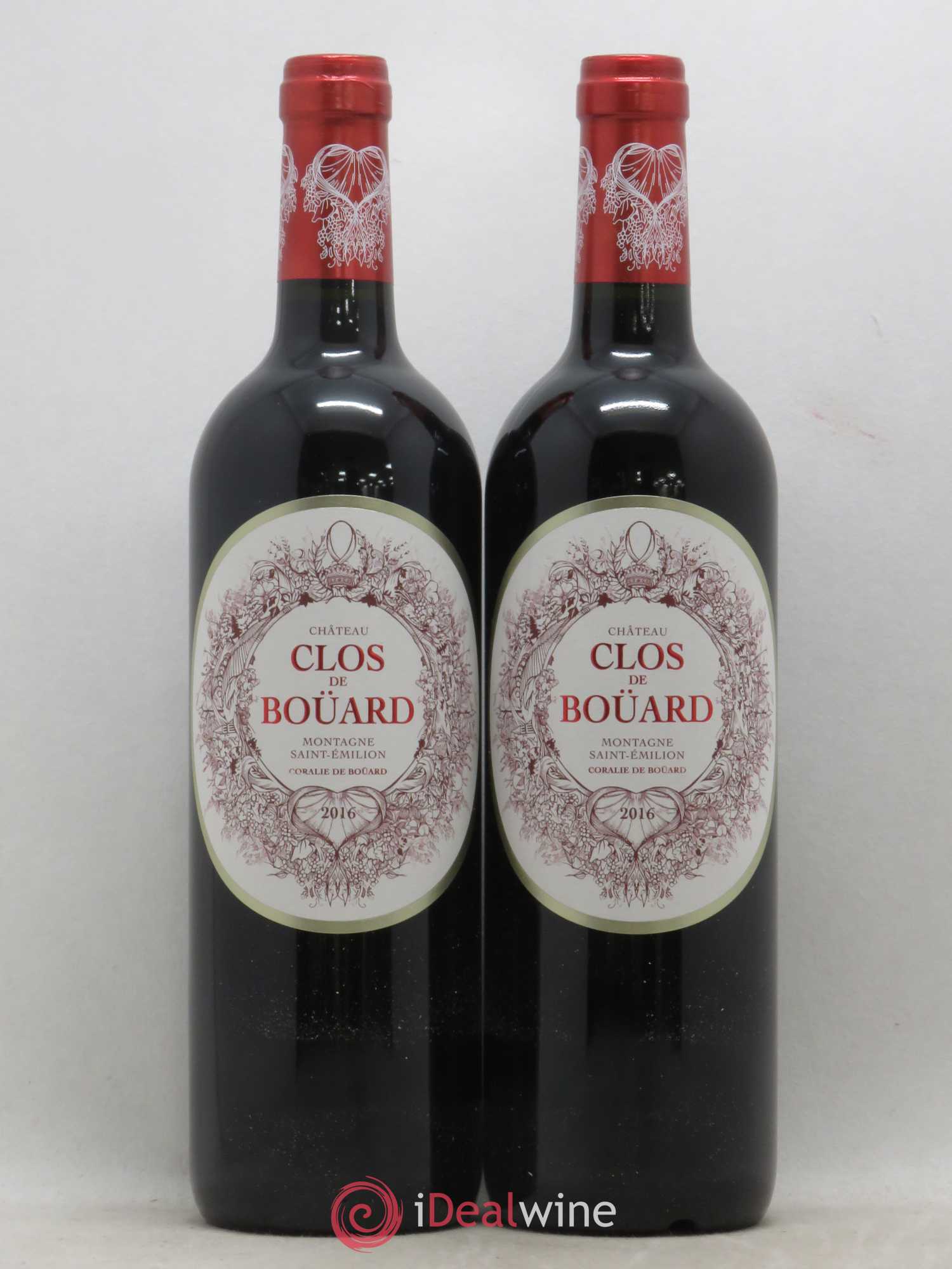 Château Clos de Boüard (sans prix de réserve) 2016 - Lot de 5 bouteilles - 1