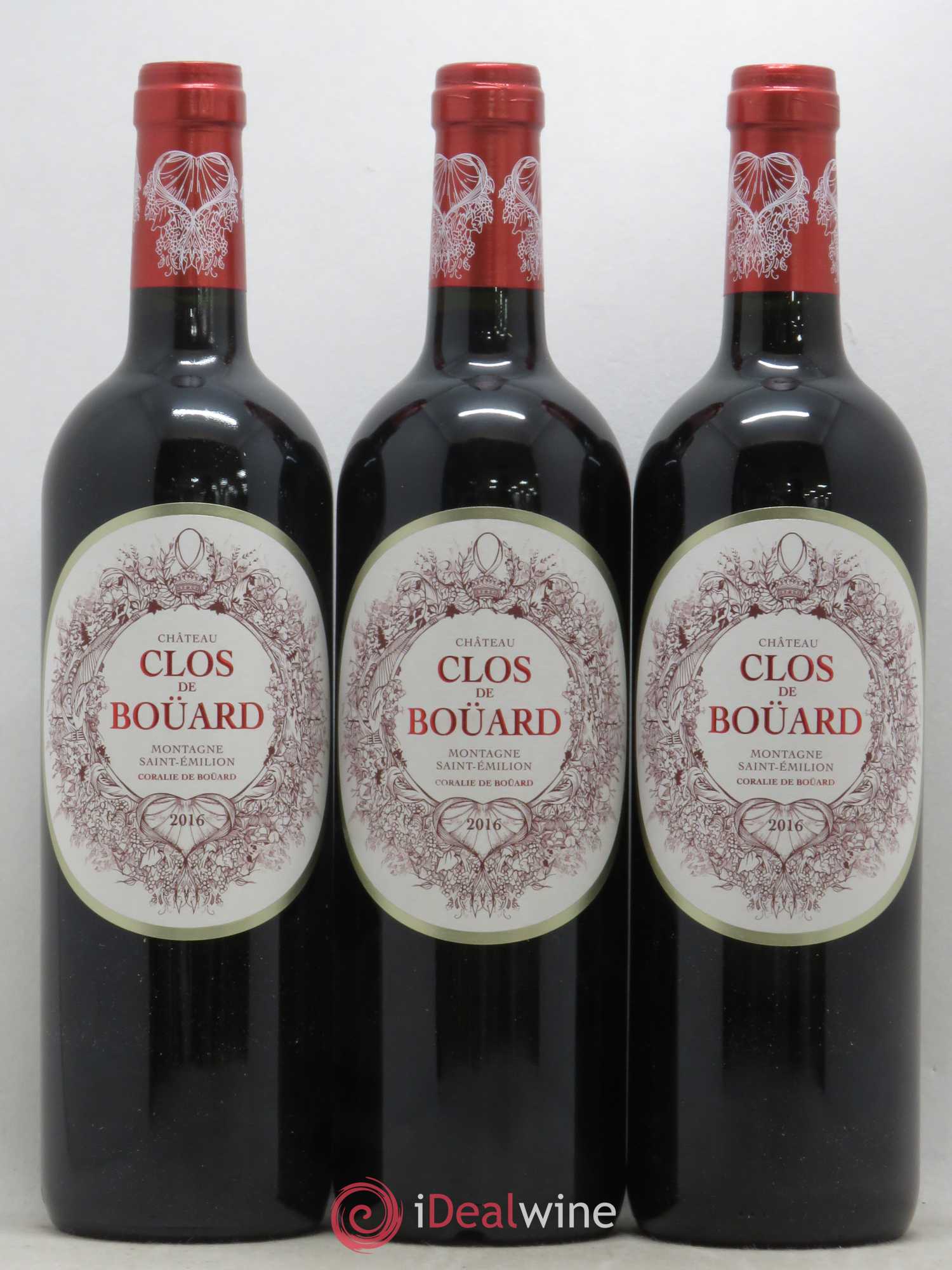 Château Clos de Boüard (sans prix de réserve) 2016 - Lot de 5 bouteilles - 2