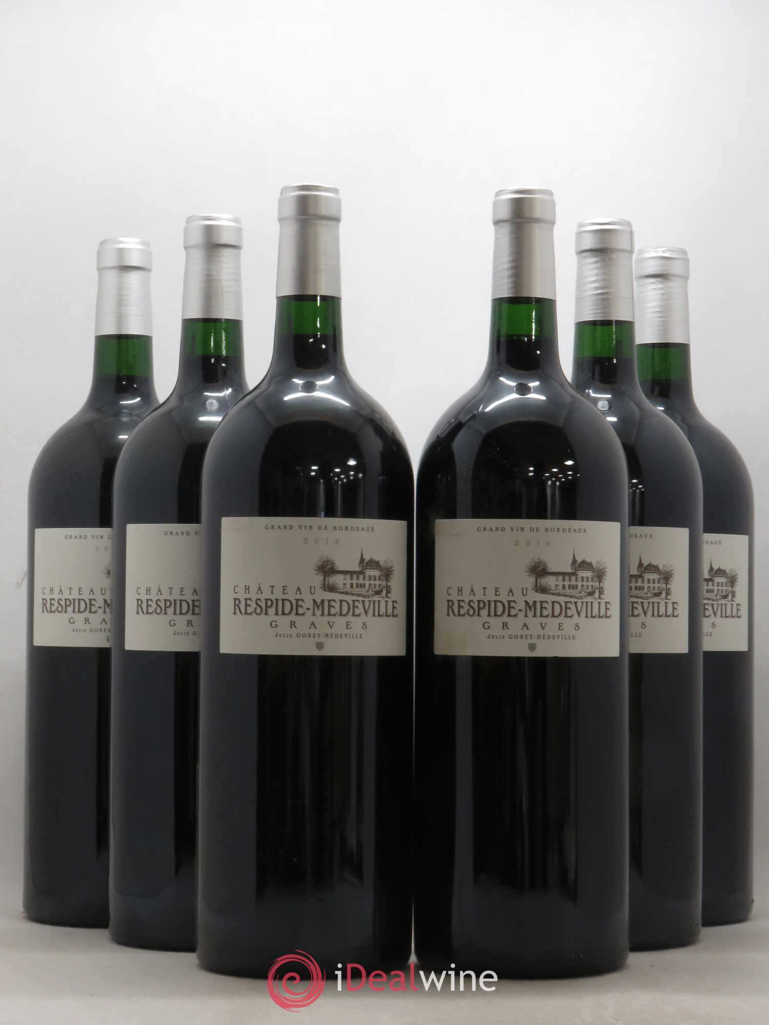 Château Respide Médeville (sans prix de réserve) 2014 - Lot de 6 magnums - 0