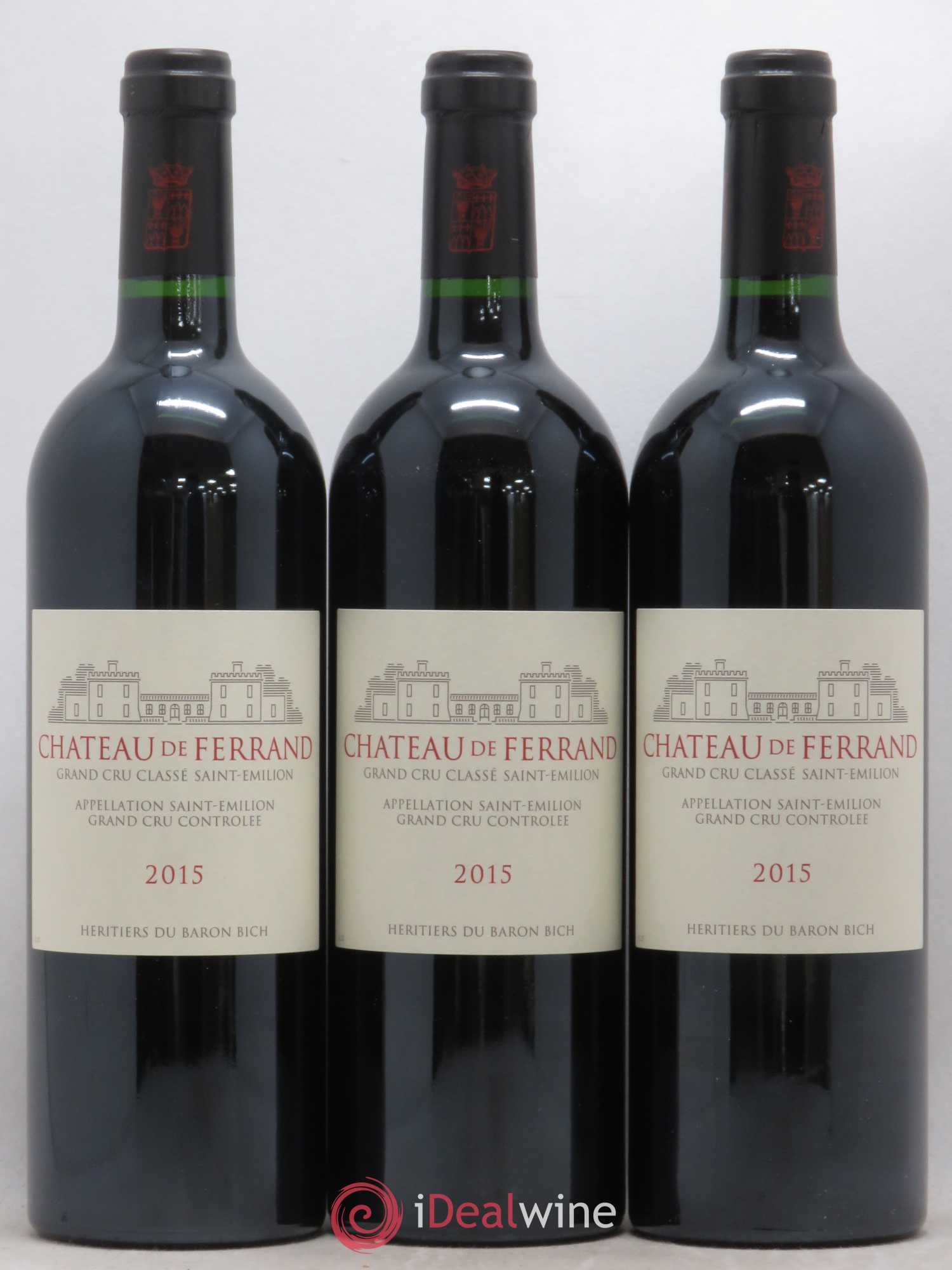 Château de Ferrand Grand Cru Classé (sans prix de réserve) 2015 - Lot de 12 bouteilles - 2
