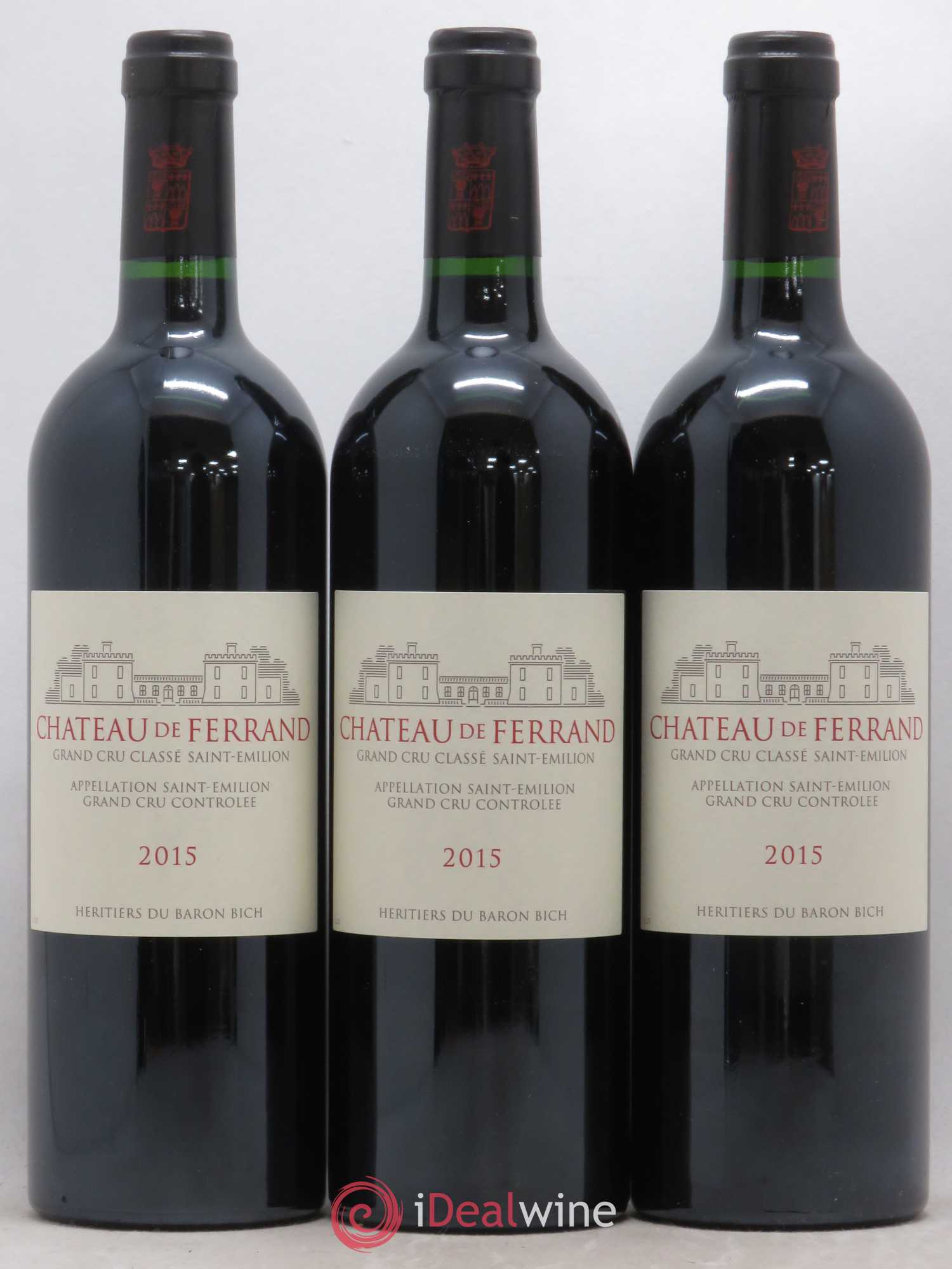 Château de Ferrand Grand Cru Classé (sans prix de réserve) 2015 - Lot de 12 bouteilles - 3