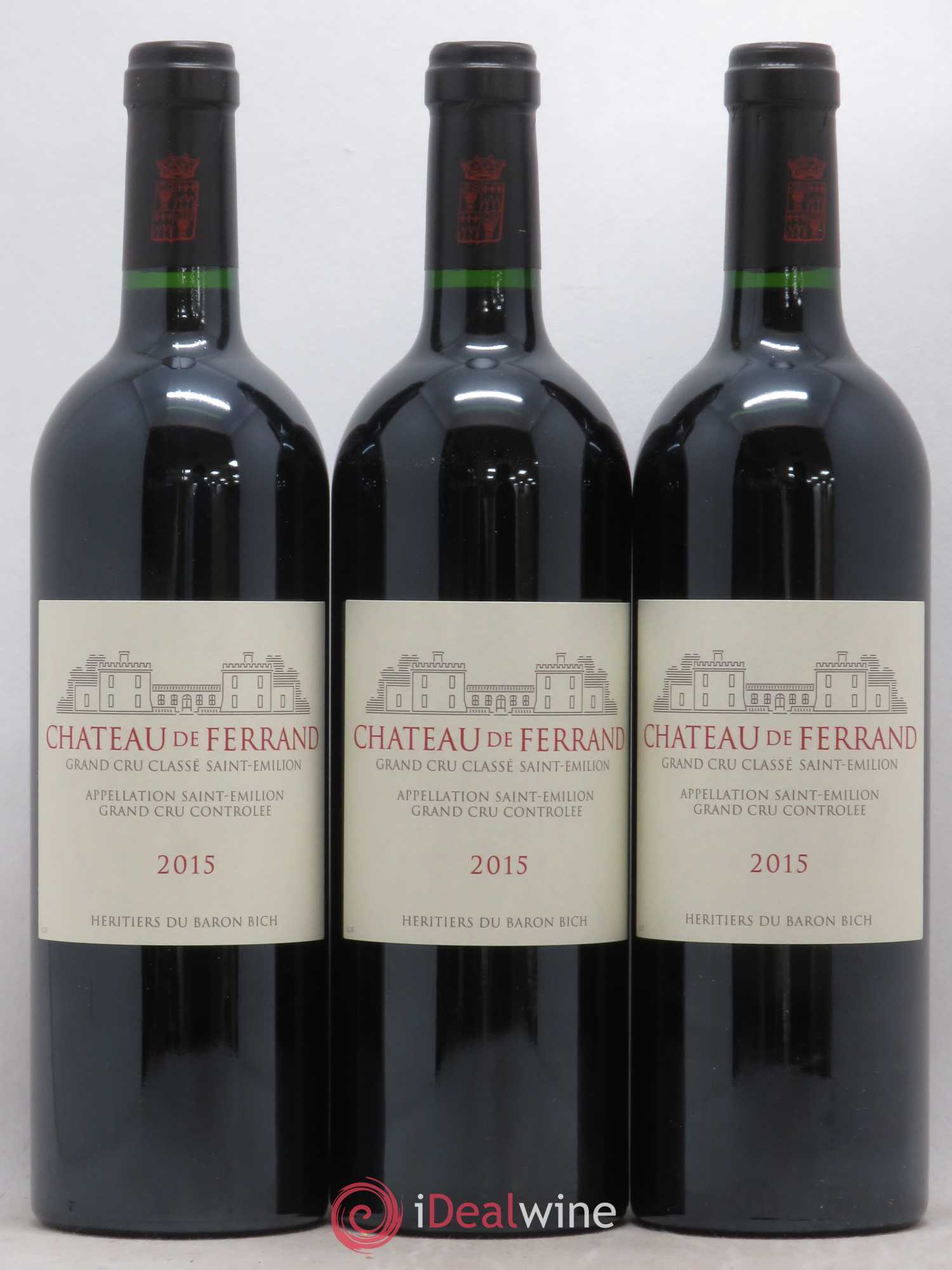 Château de Ferrand Grand Cru Classé (sans prix de réserve) 2015 - Lot de 12 bouteilles - 4