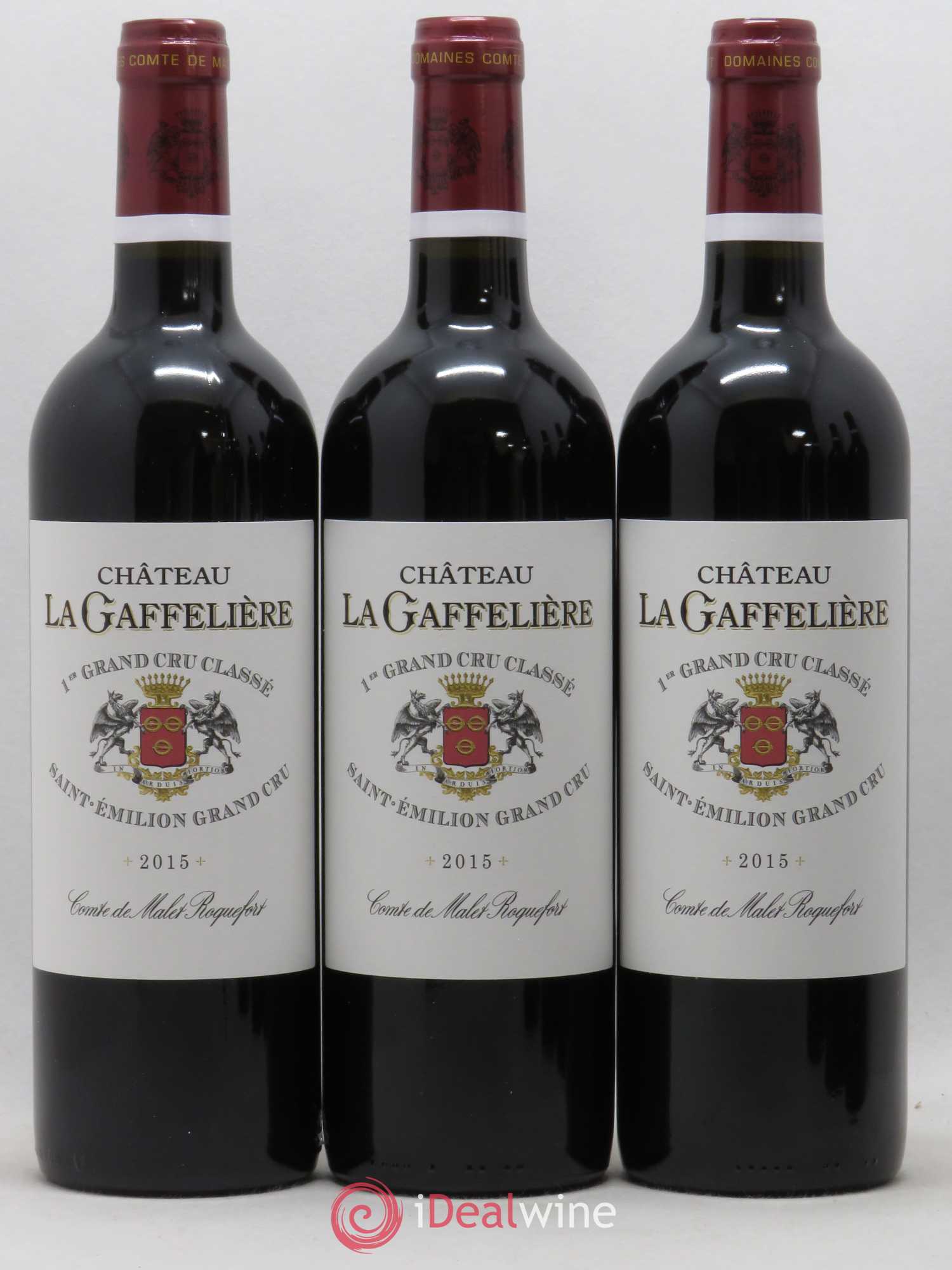 Château la Gaffelière 1er Grand Cru Classé B (sans prix de réserve) 2015 - Lot de 3 bouteilles - 0