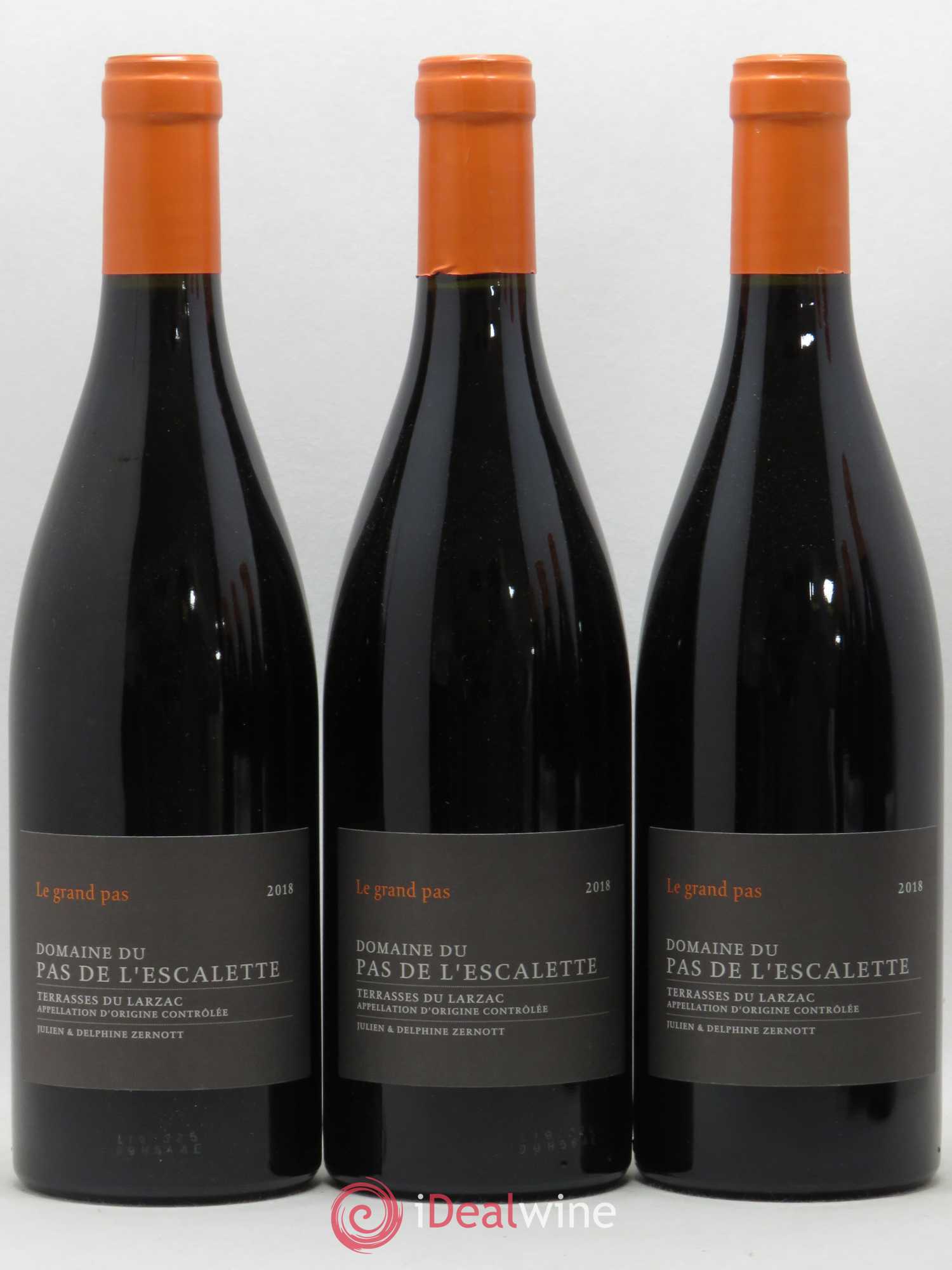 Terrasses du Larzac Le Grand Pas Pas de l'Escalette (sans prix de réserve) 2018 - Lot de 6 bouteilles - 1