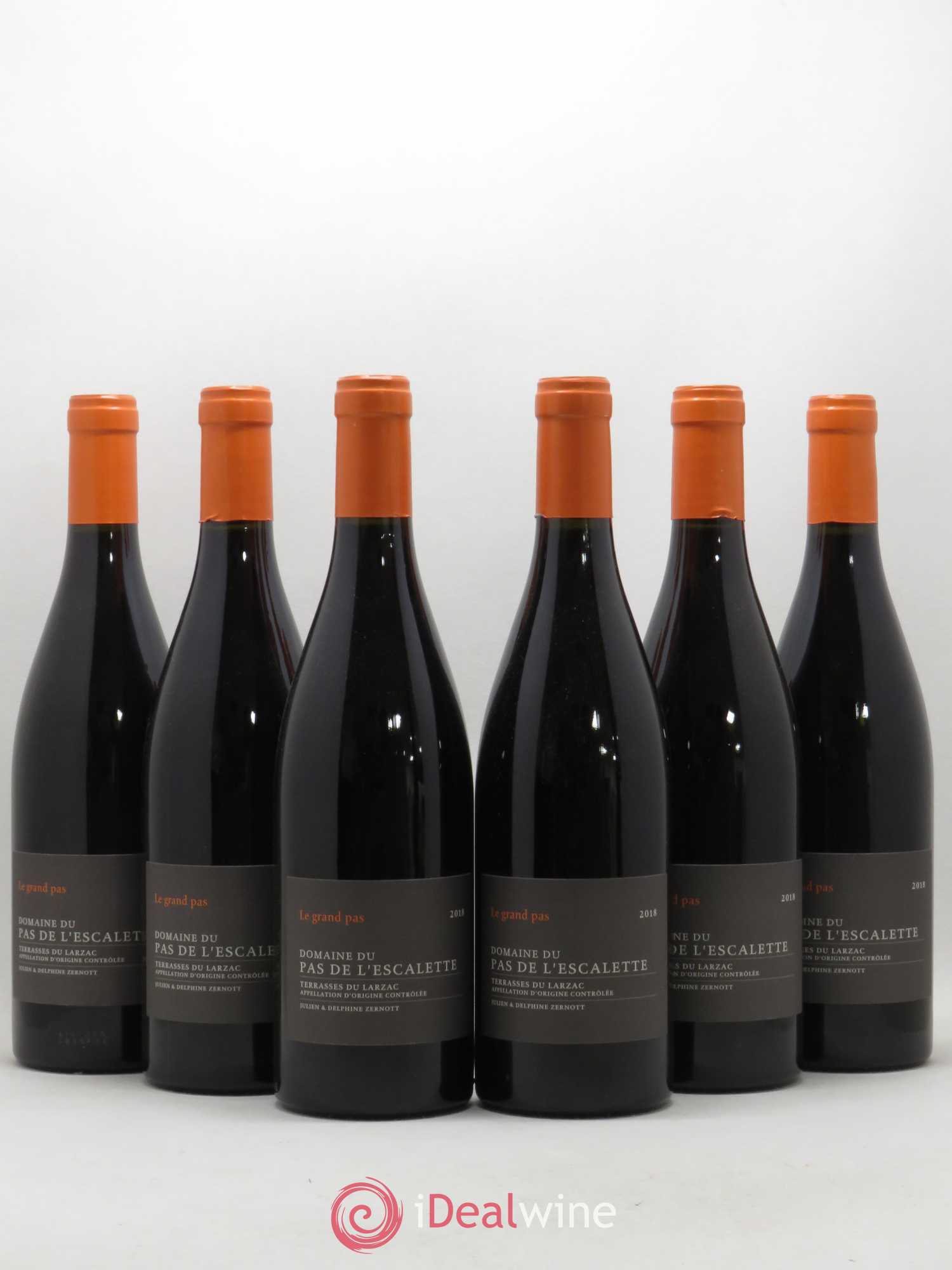 Terrasses du Larzac Le Grand Pas Pas de l'Escalette (sans prix de réserve) 2018 - Lot de 6 bouteilles - 0