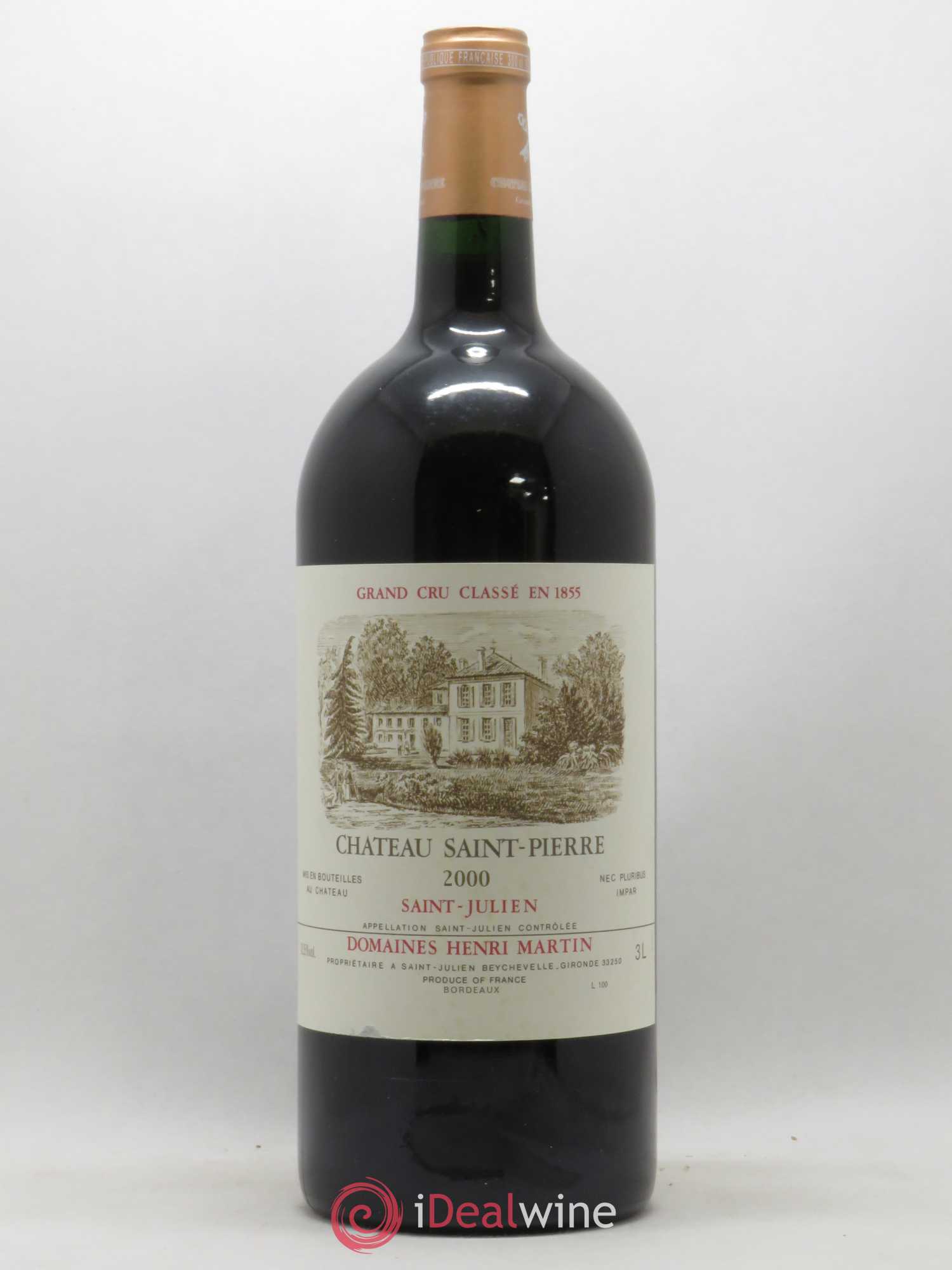 Château Saint-Pierre 4ème Grand Cru Classé  (no reserve) 2000 - Lot of 1 double magnum - 1