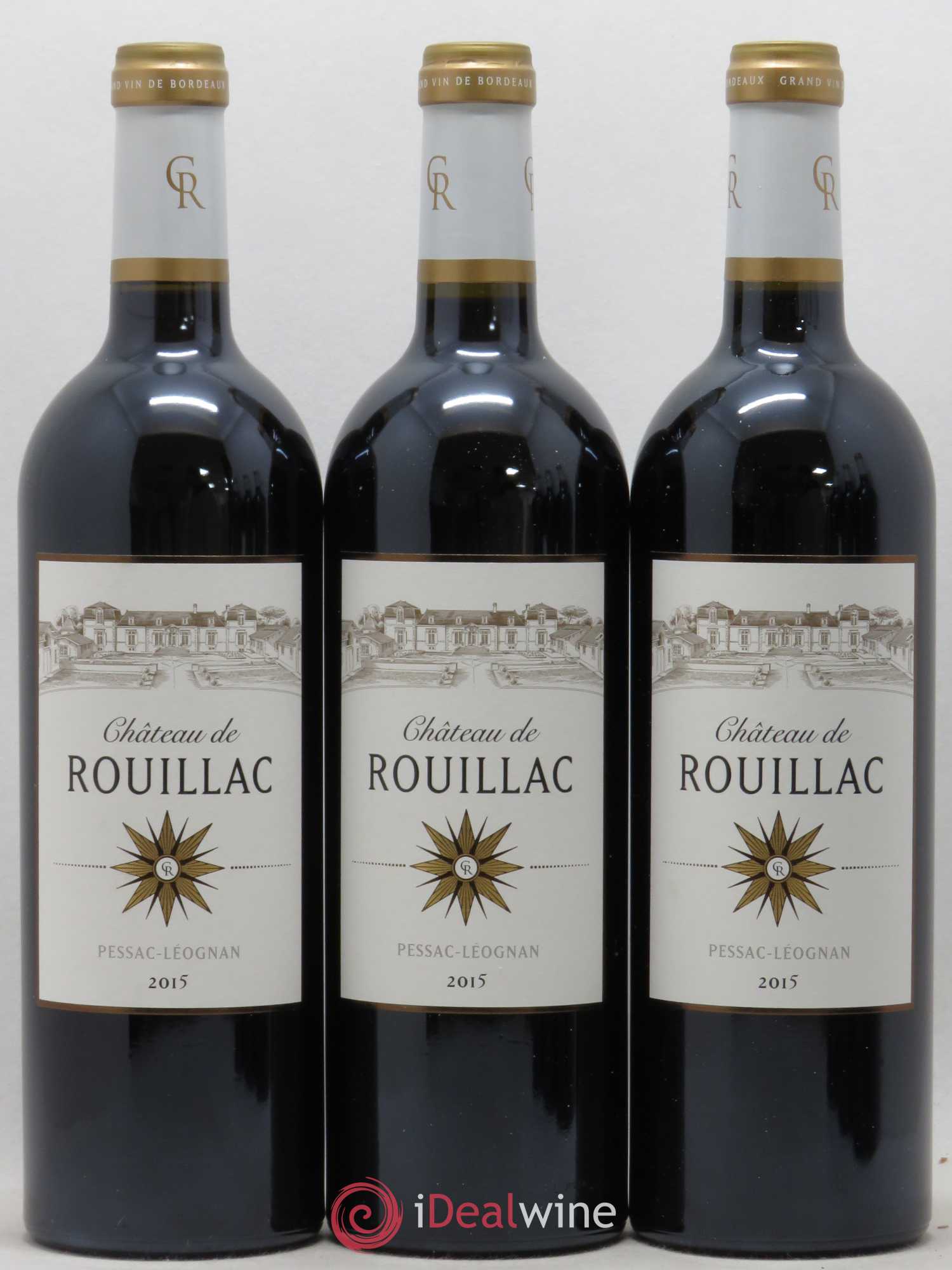 Château de Rouillac (sans prix de réserve) 2015 - Lot de 6 bouteilles - 1
